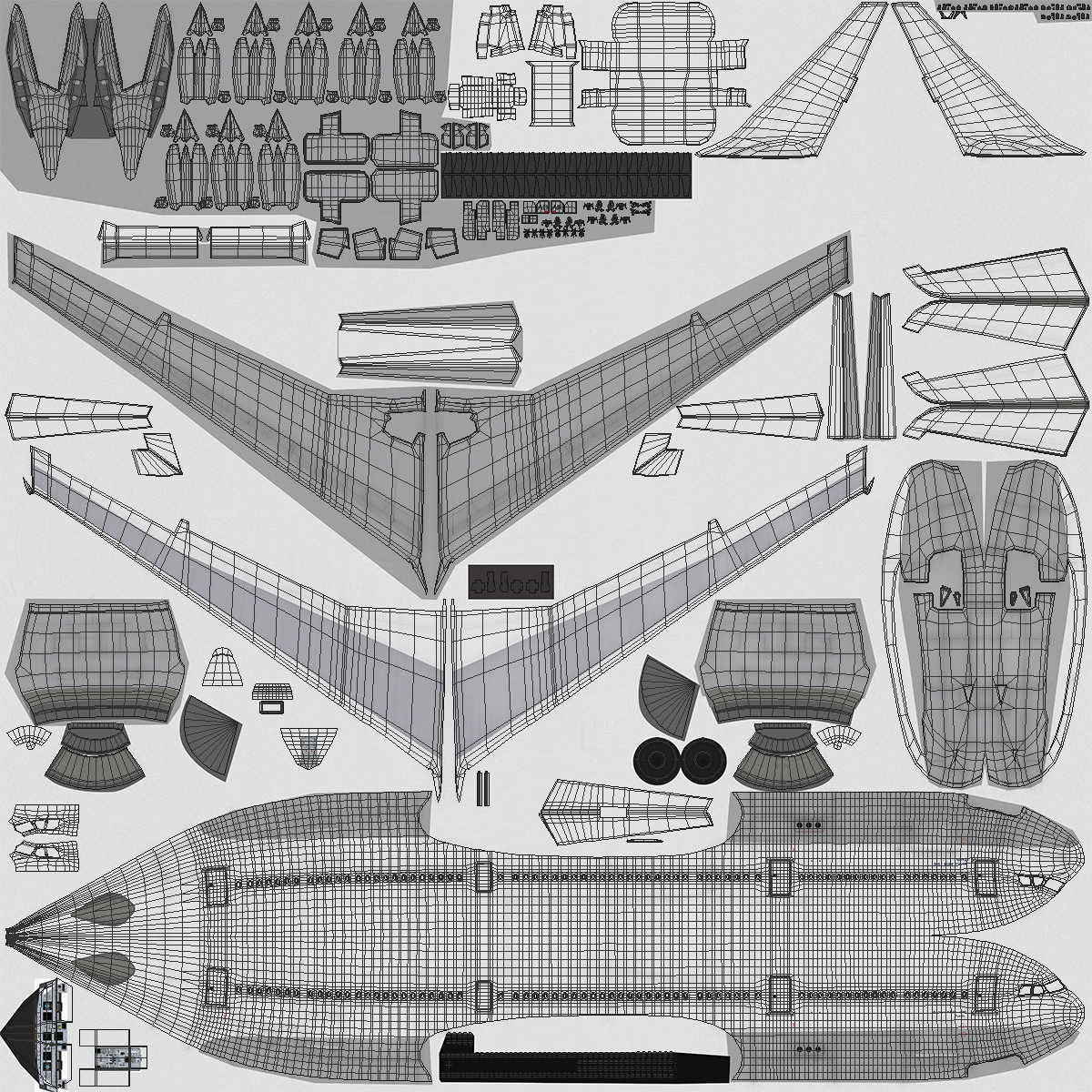 3D Jet Airliner Airbus A330 300 Generic