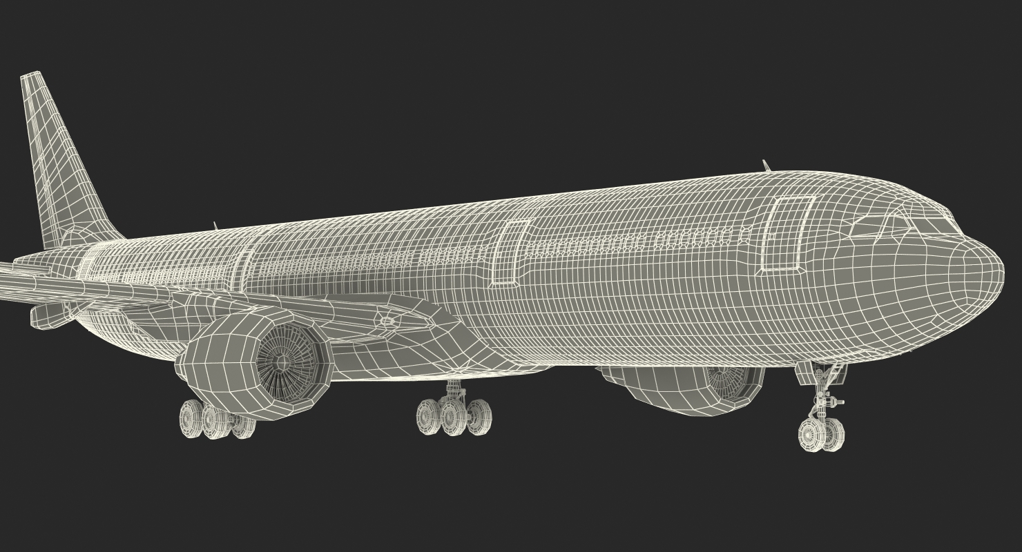 3D Jet Airliner Airbus A330 300 Generic