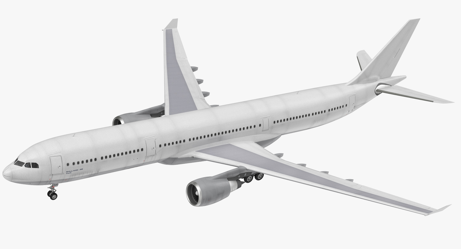 3D Jet Airliner Airbus A330 300 Generic