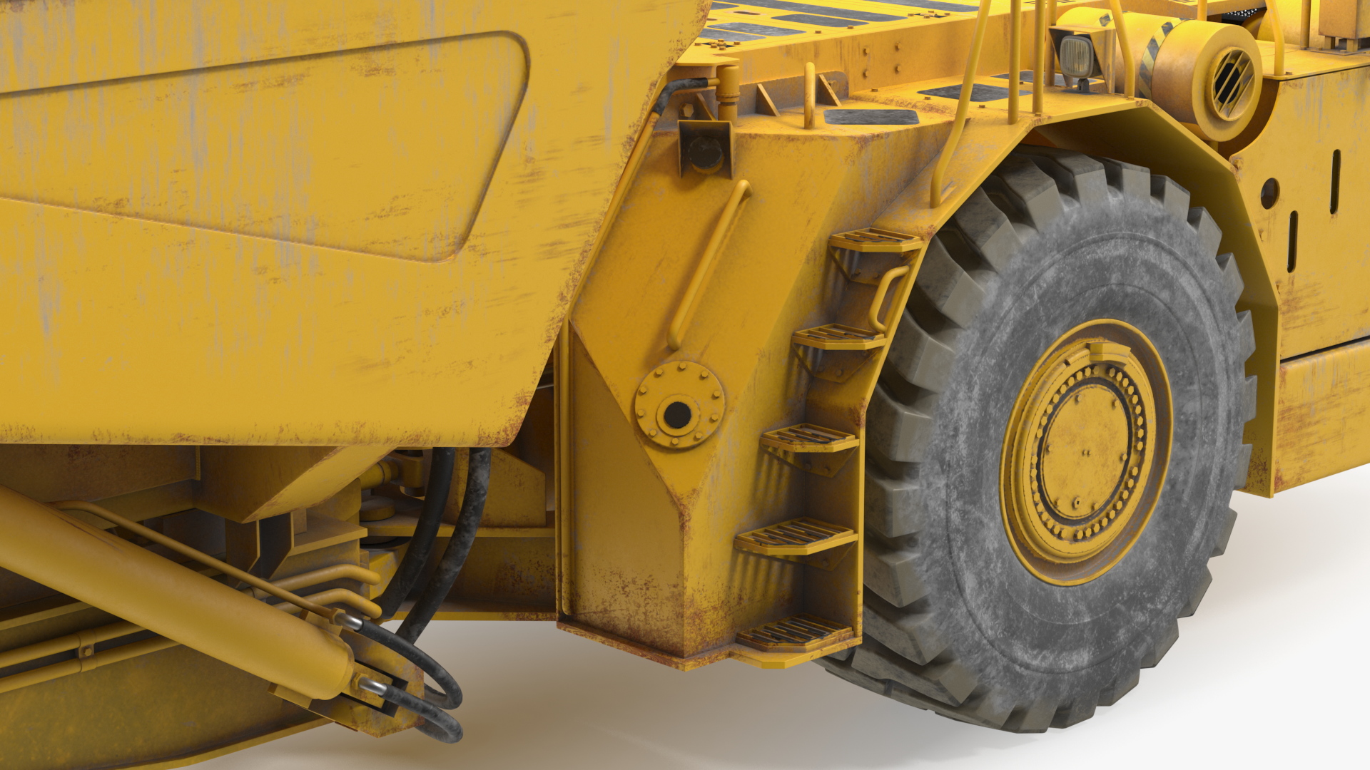 3D model Underground Mining Truck Dirty