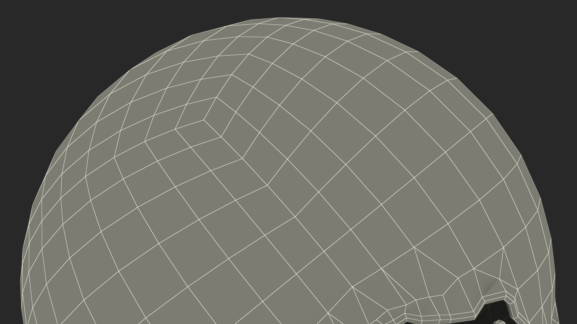 3D model Soap Bubble Burst Stage 3