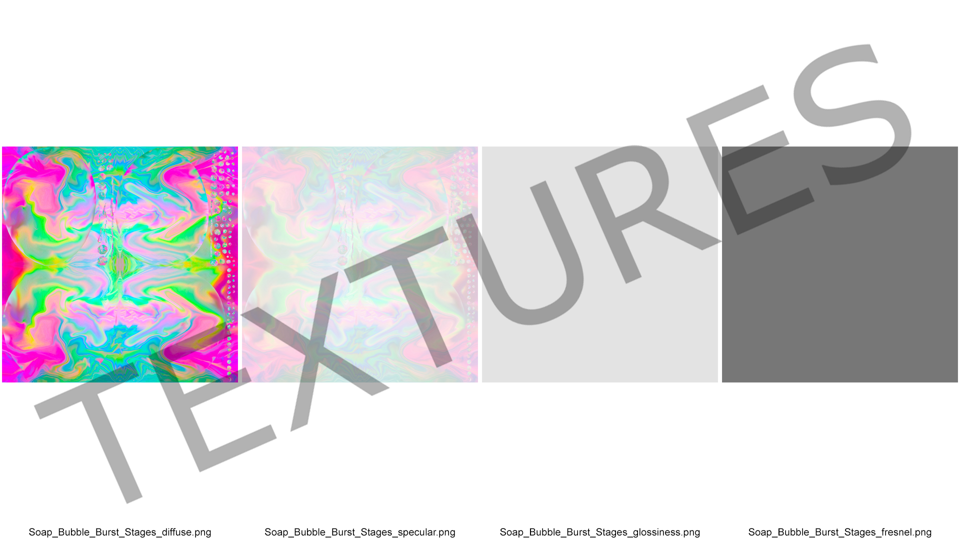 3D model Soap Bubble Burst Stage 3