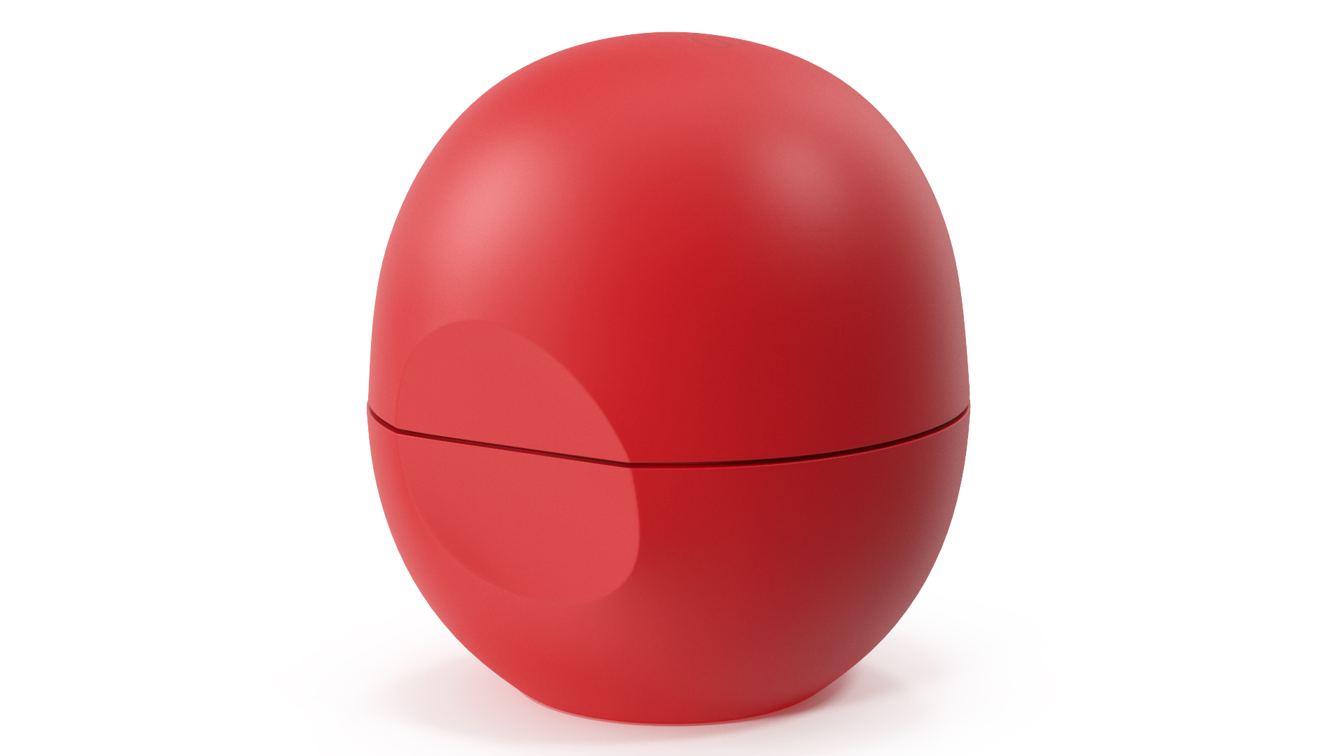 3D model EOS Lip Balm Sphere Red Closed