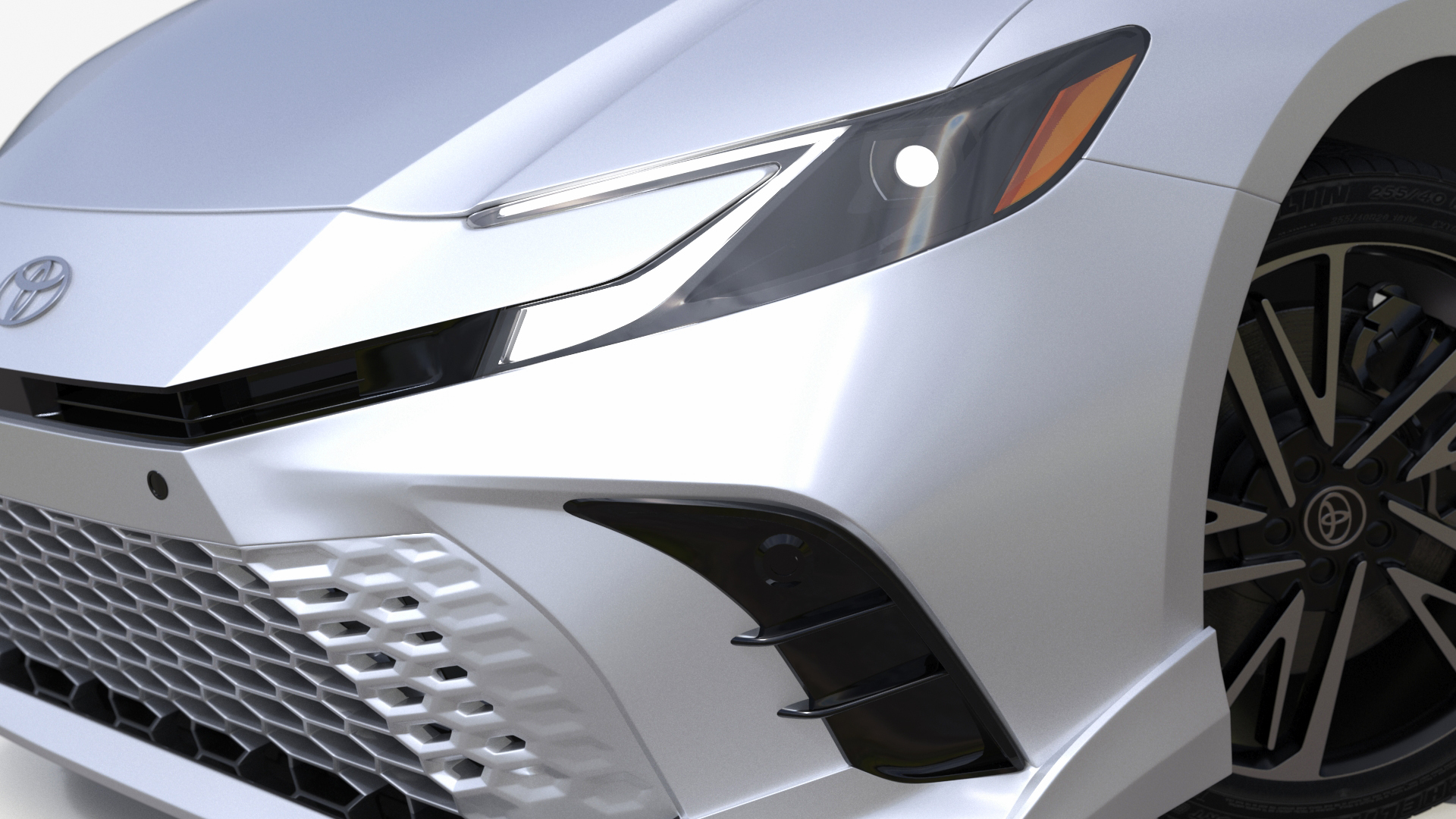 Toyota Camry Hybrid Ice Cap Rigged 3D model