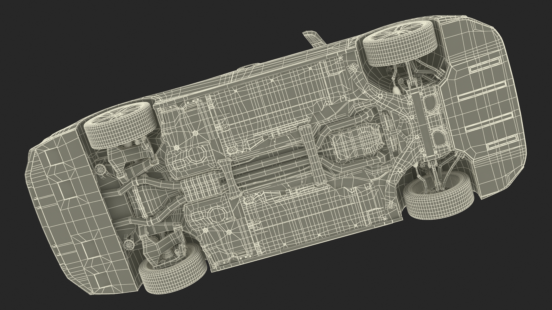 Toyota Camry Hybrid Ice Cap Rigged 3D model