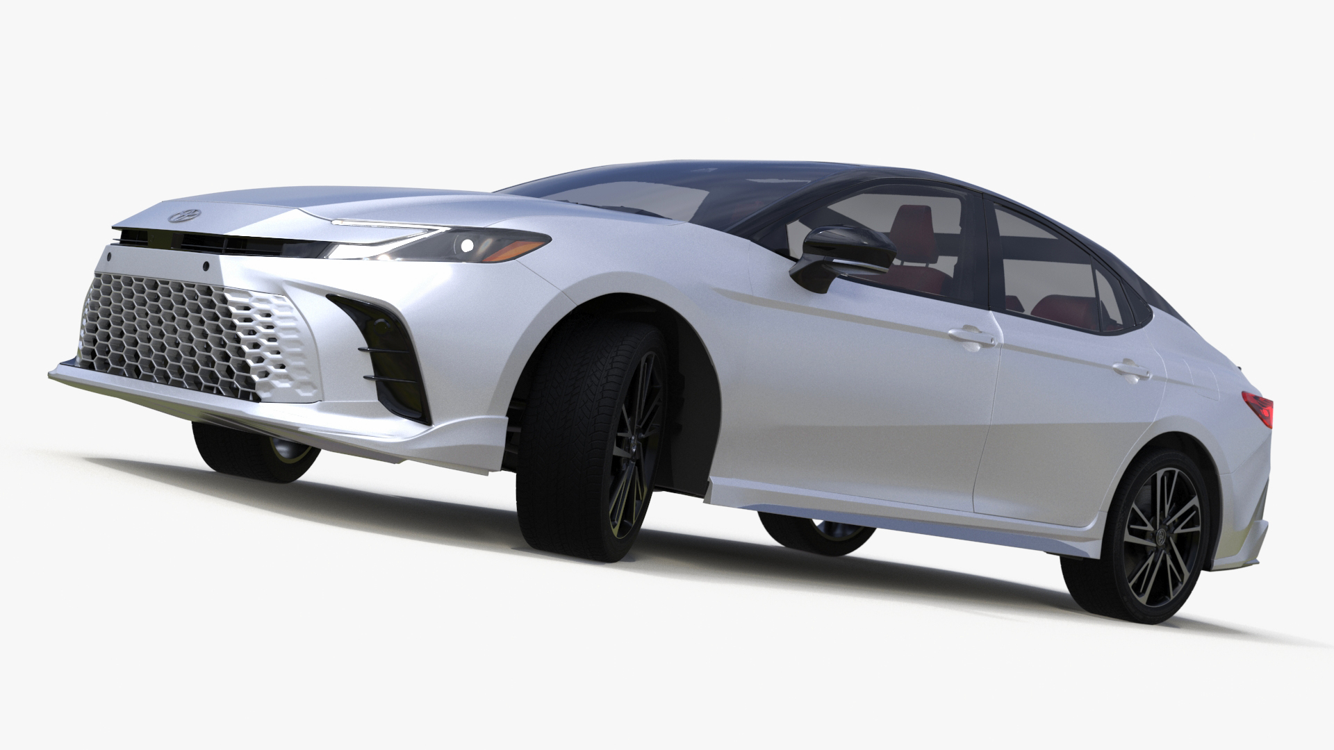 Toyota Camry Hybrid Ice Cap Rigged 3D model