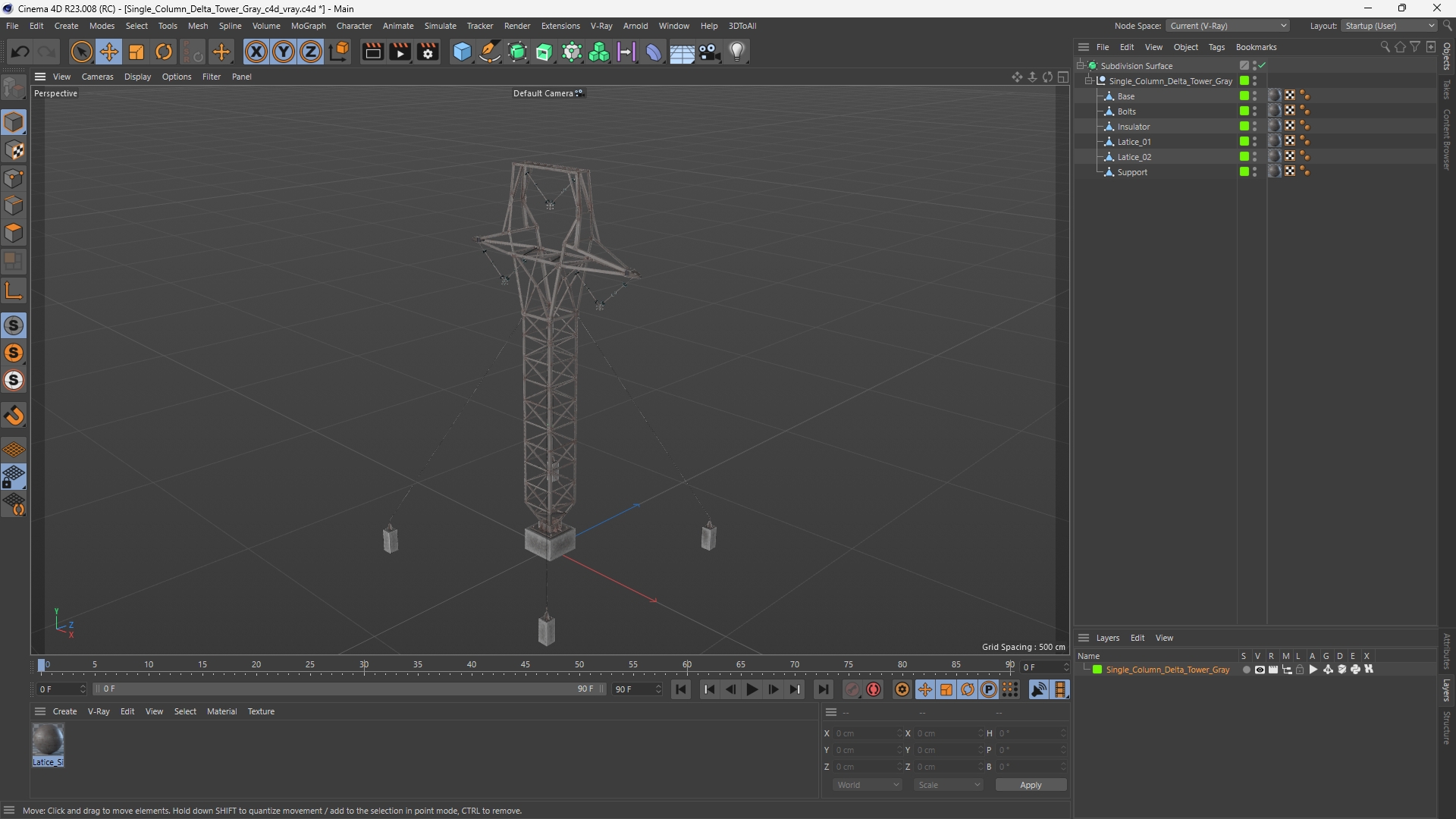 Single Column Delta Tower Gray - view 12