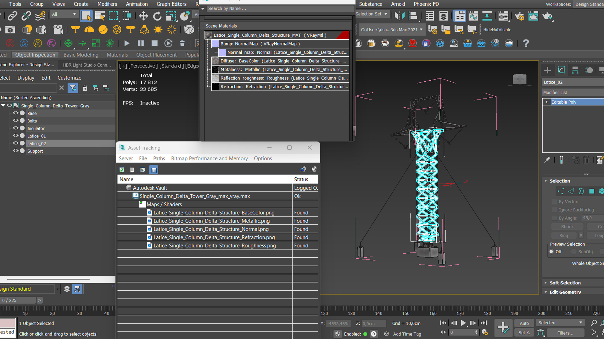 Single Column Delta Tower Gray - view 9