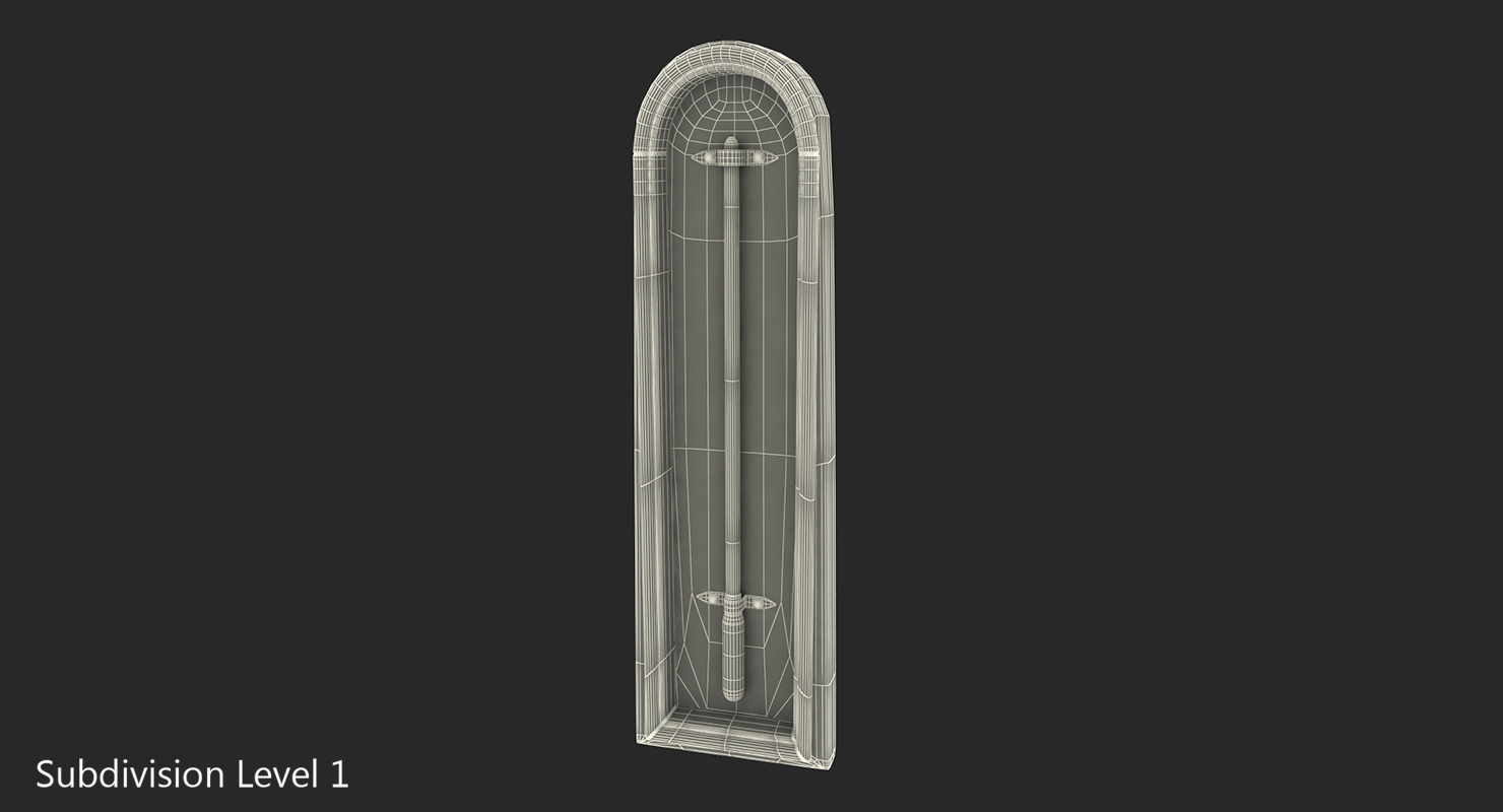 Antique Thermometer 3D model