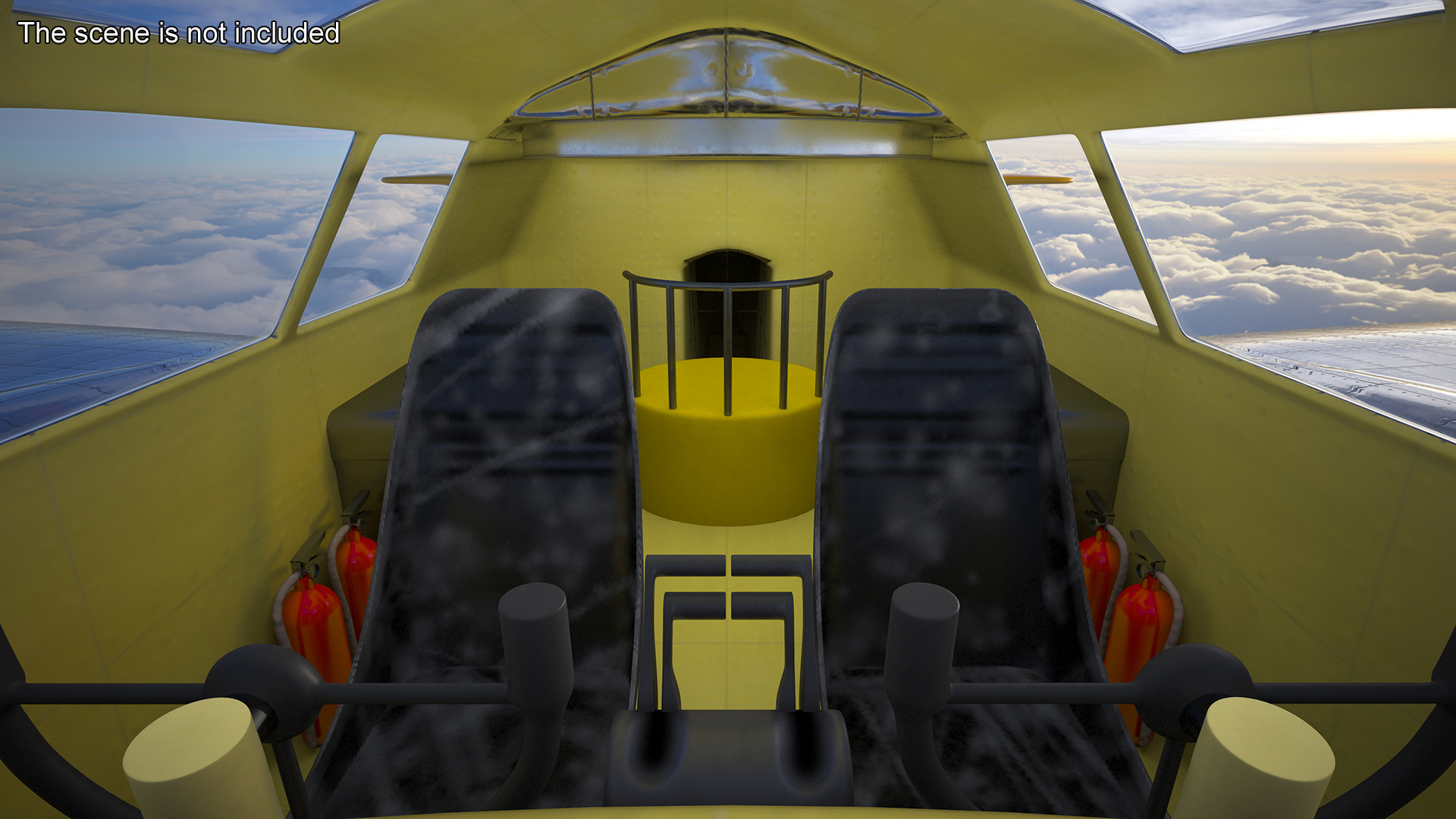 Military Bomber B-17 Rigged 3D