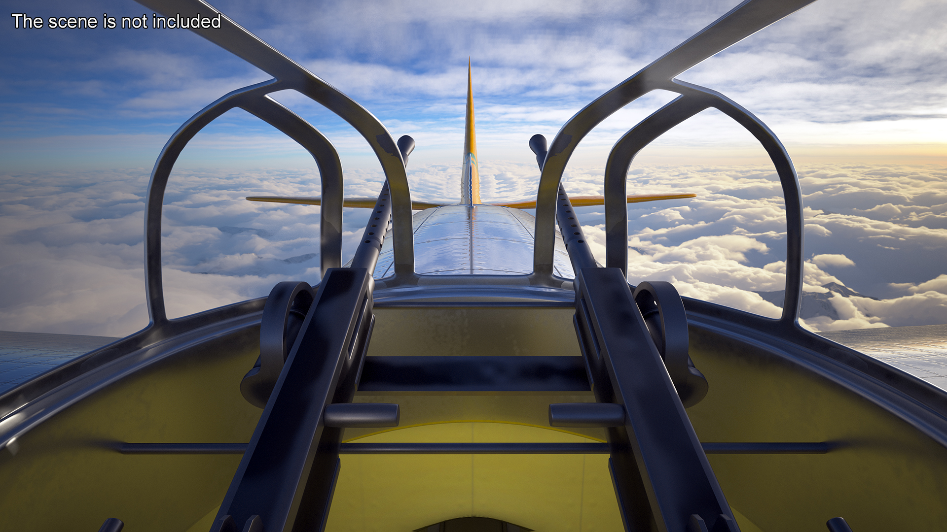 Military Bomber B-17 Rigged 3D
