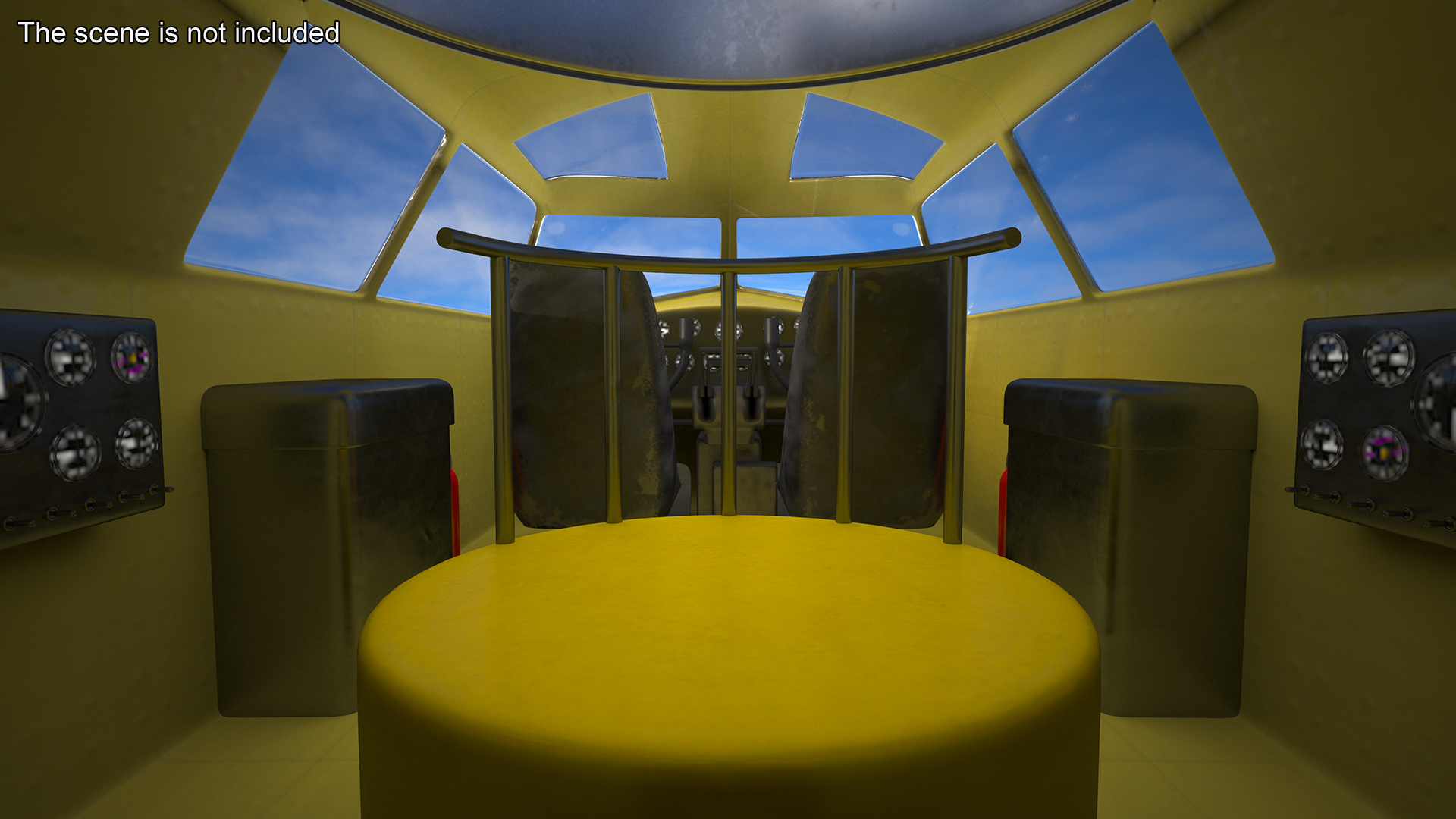 Military Bomber B-17 Rigged 3D
