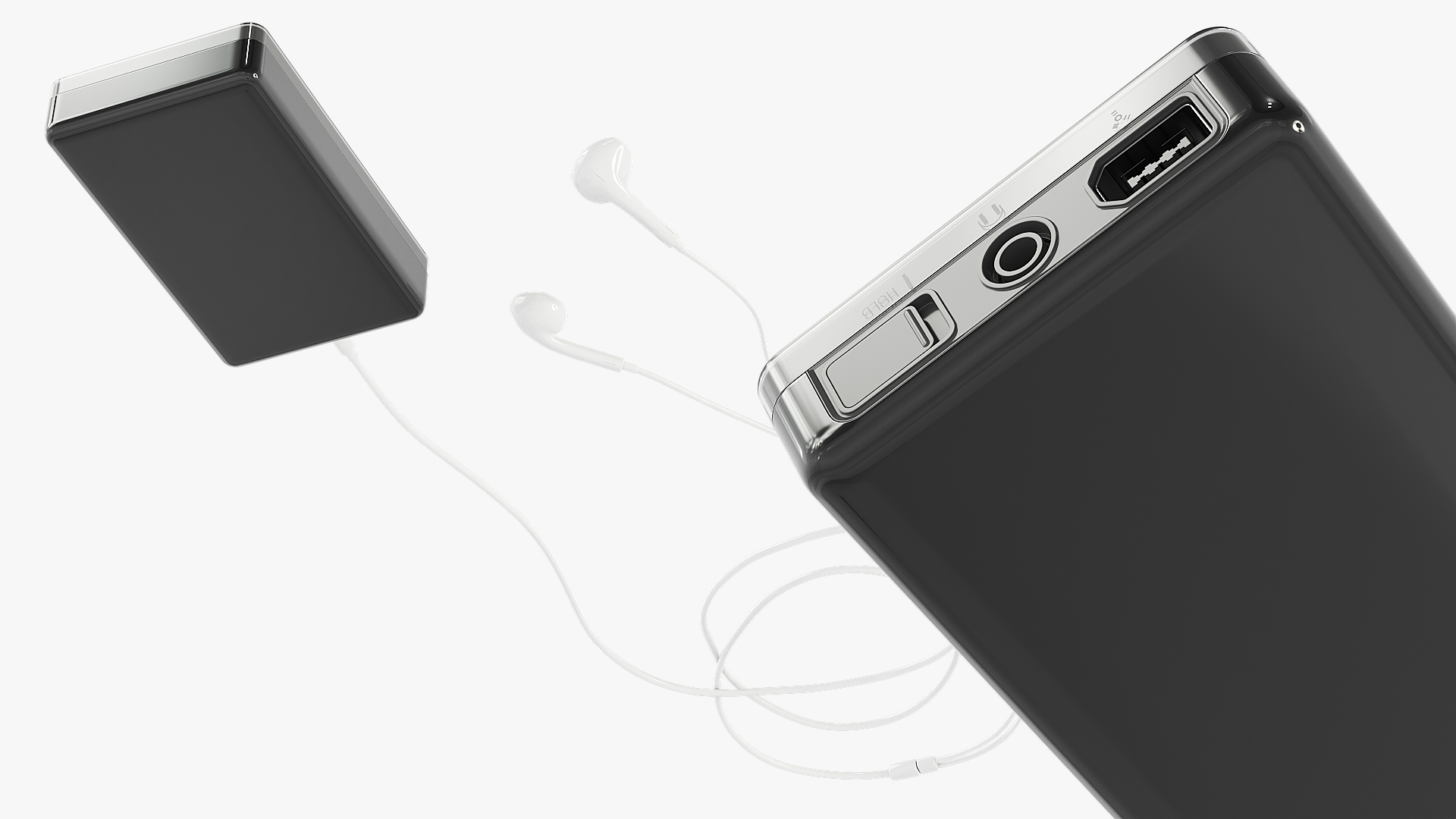 Retro Digital Audio Player with Headphones - view 6