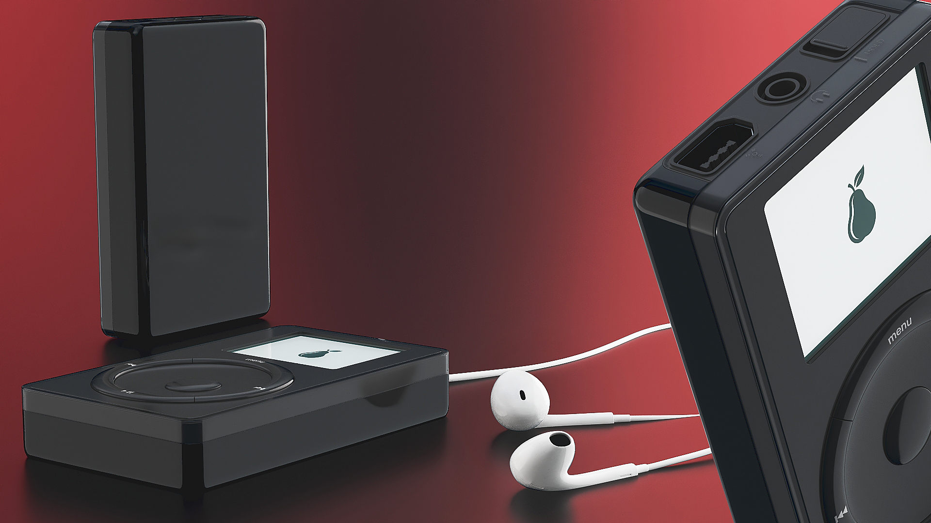 Retro Digital Audio Player with Headphones - view 3