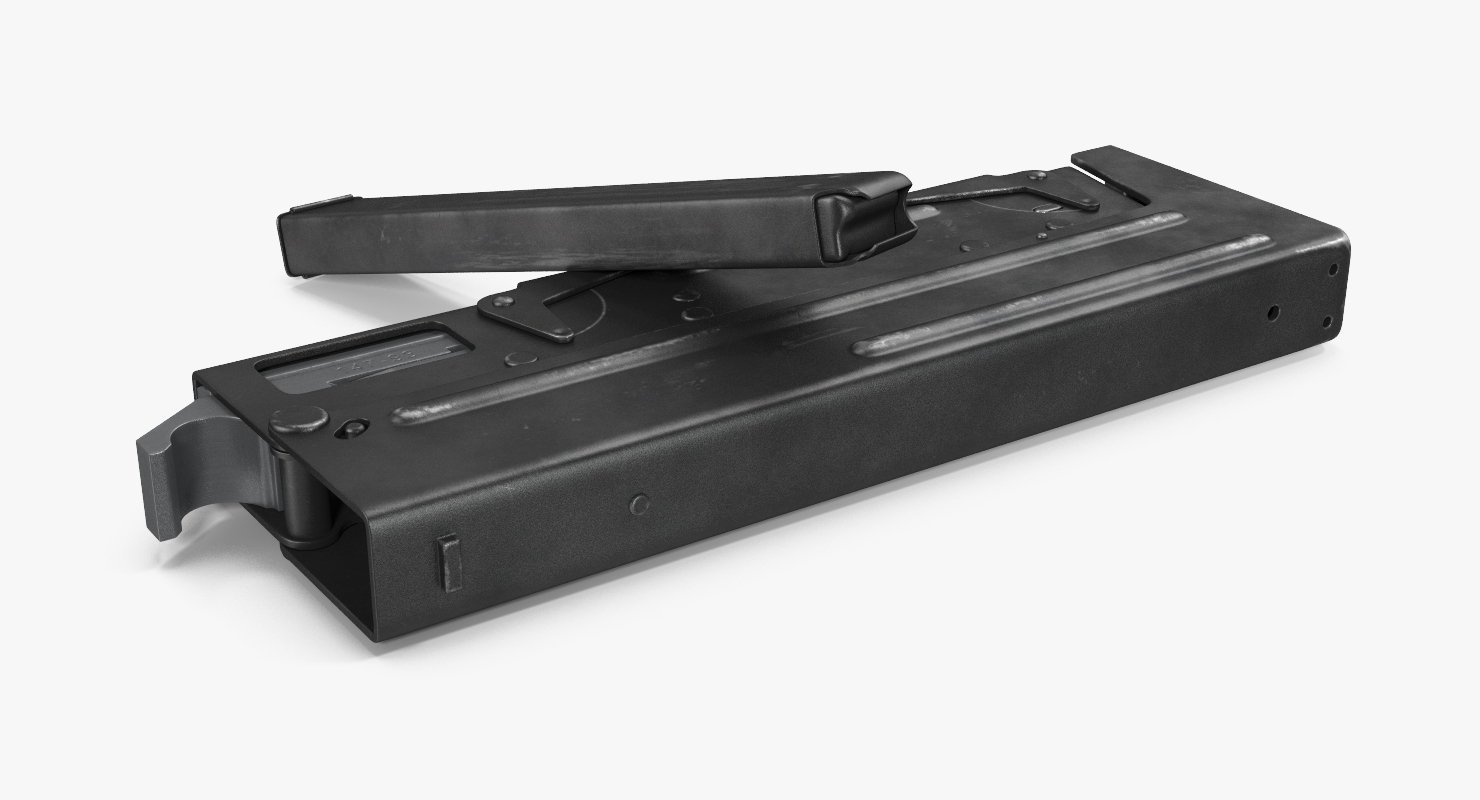 3D model Russian Folding Submachine Gun PP 90 SMG