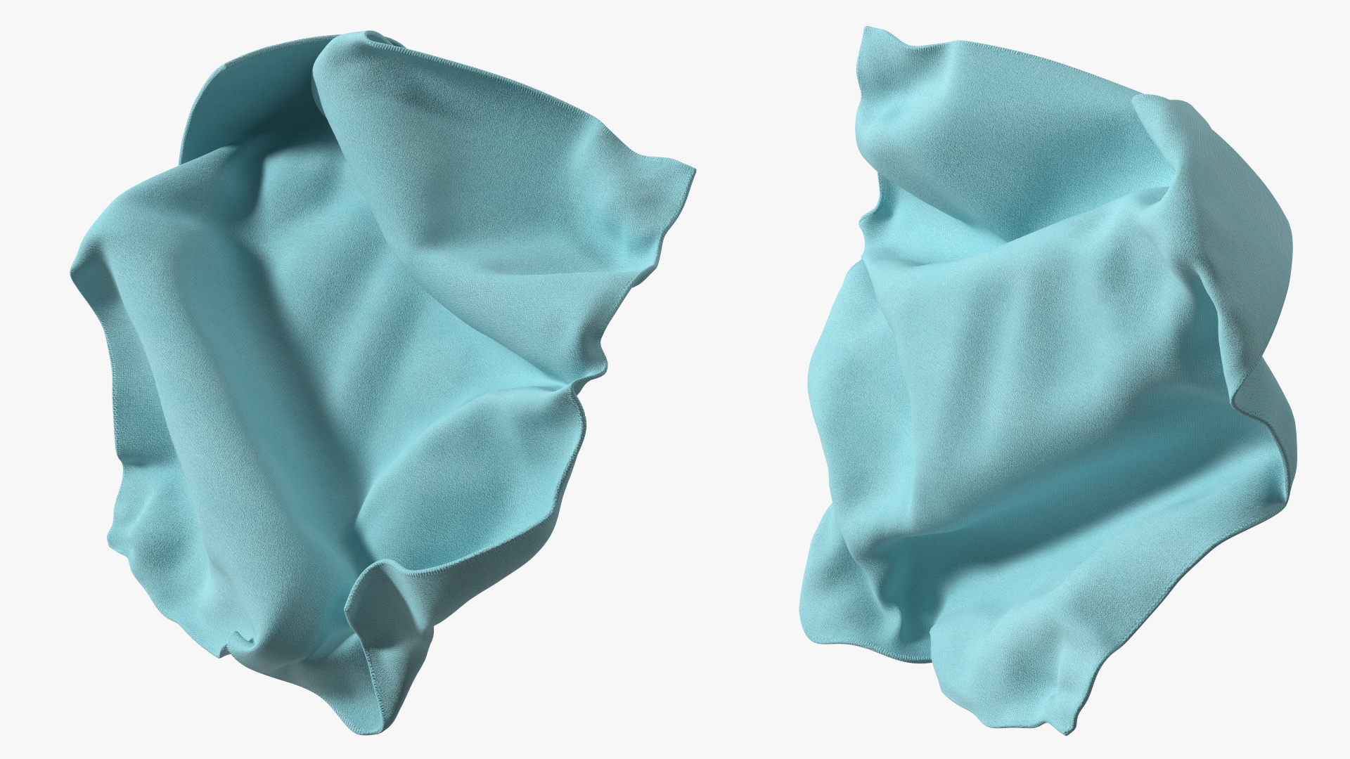 3D Kitchen Microfiber Blue model