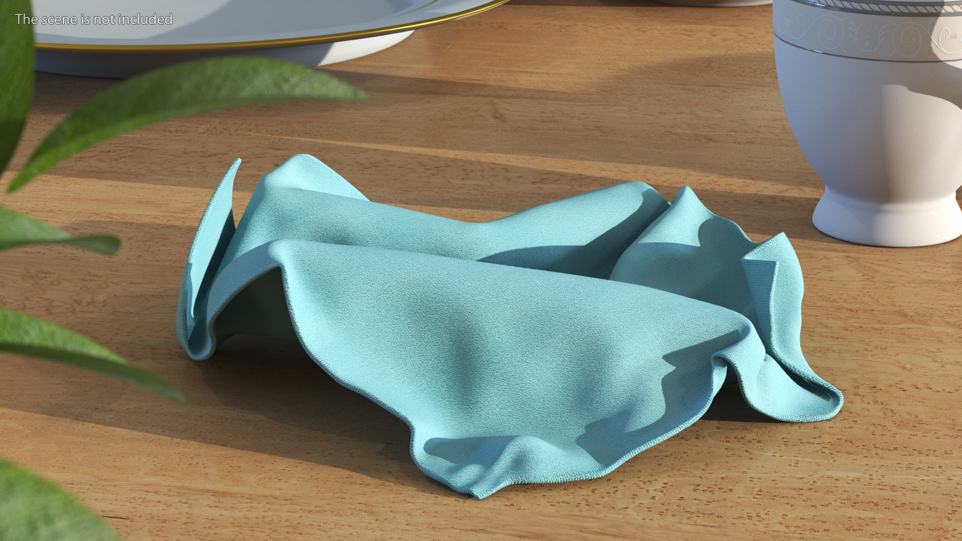 3D Kitchen Microfiber Blue model