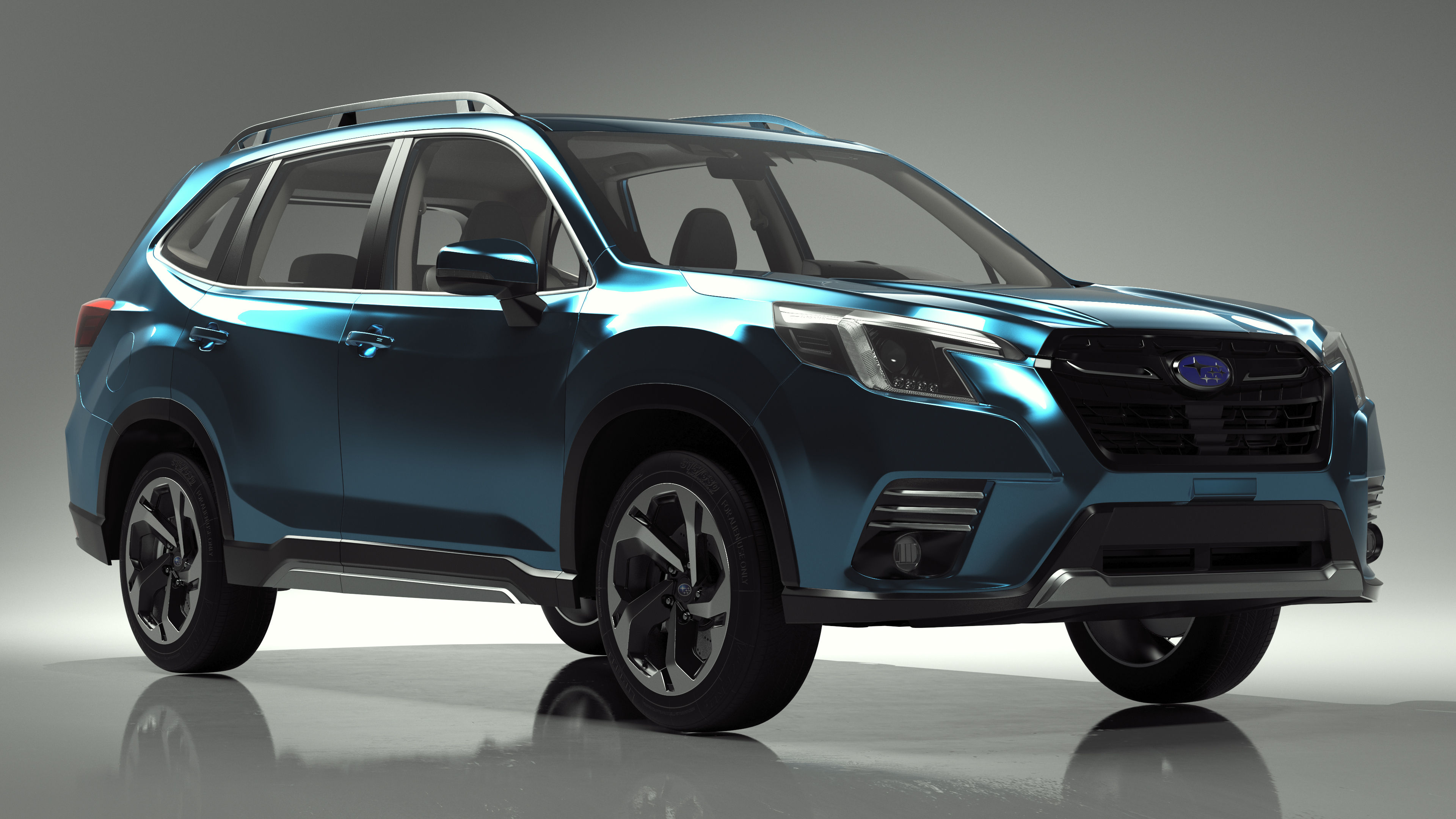 3D model Subaru Forester 2022 Blue