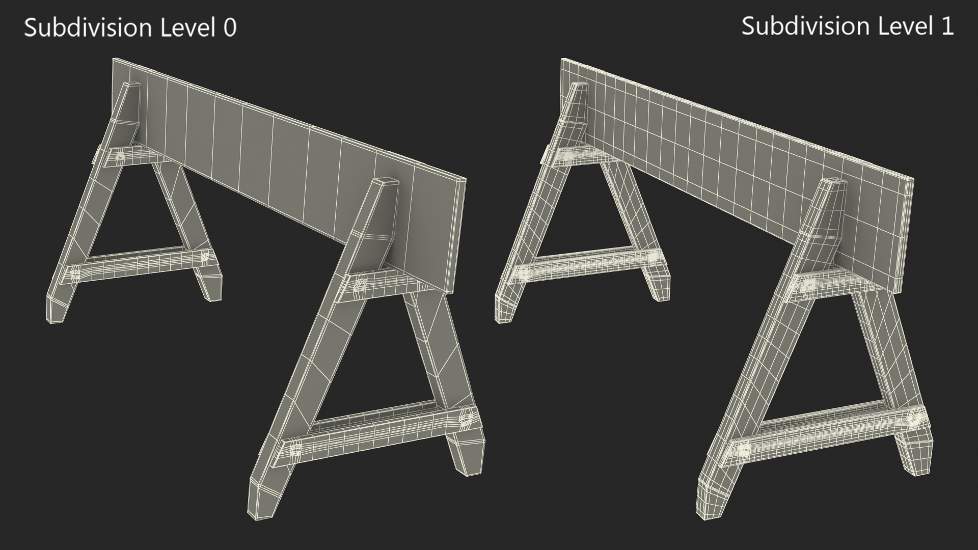 NYPD Police Barricade Barrier 3D model