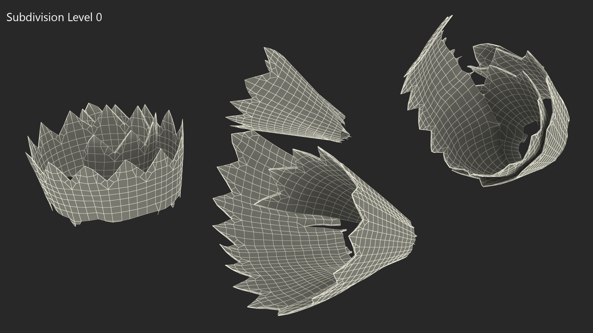 3D model Shavings from Colorful Pencils