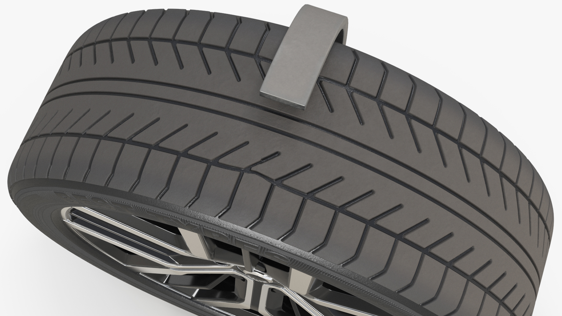 Volvo EX60 Multi Spoke Alloy Wheel Black - view 5