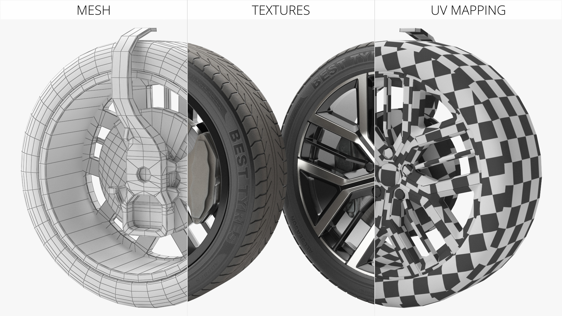 Volvo EX60 Multi Spoke Alloy Wheel Black - view 6