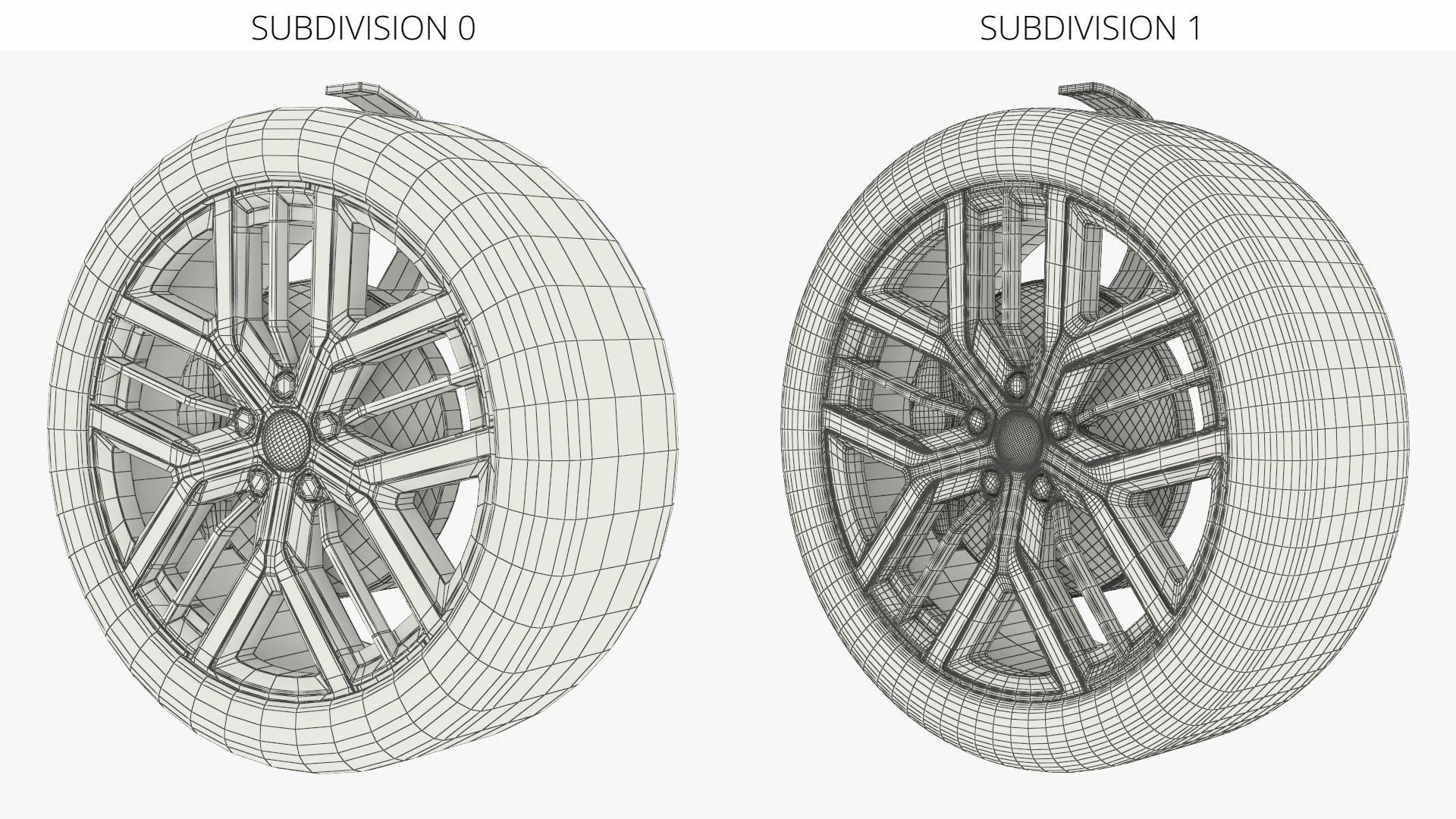Volvo EX60 Multi Spoke Alloy Wheel Black - view 7