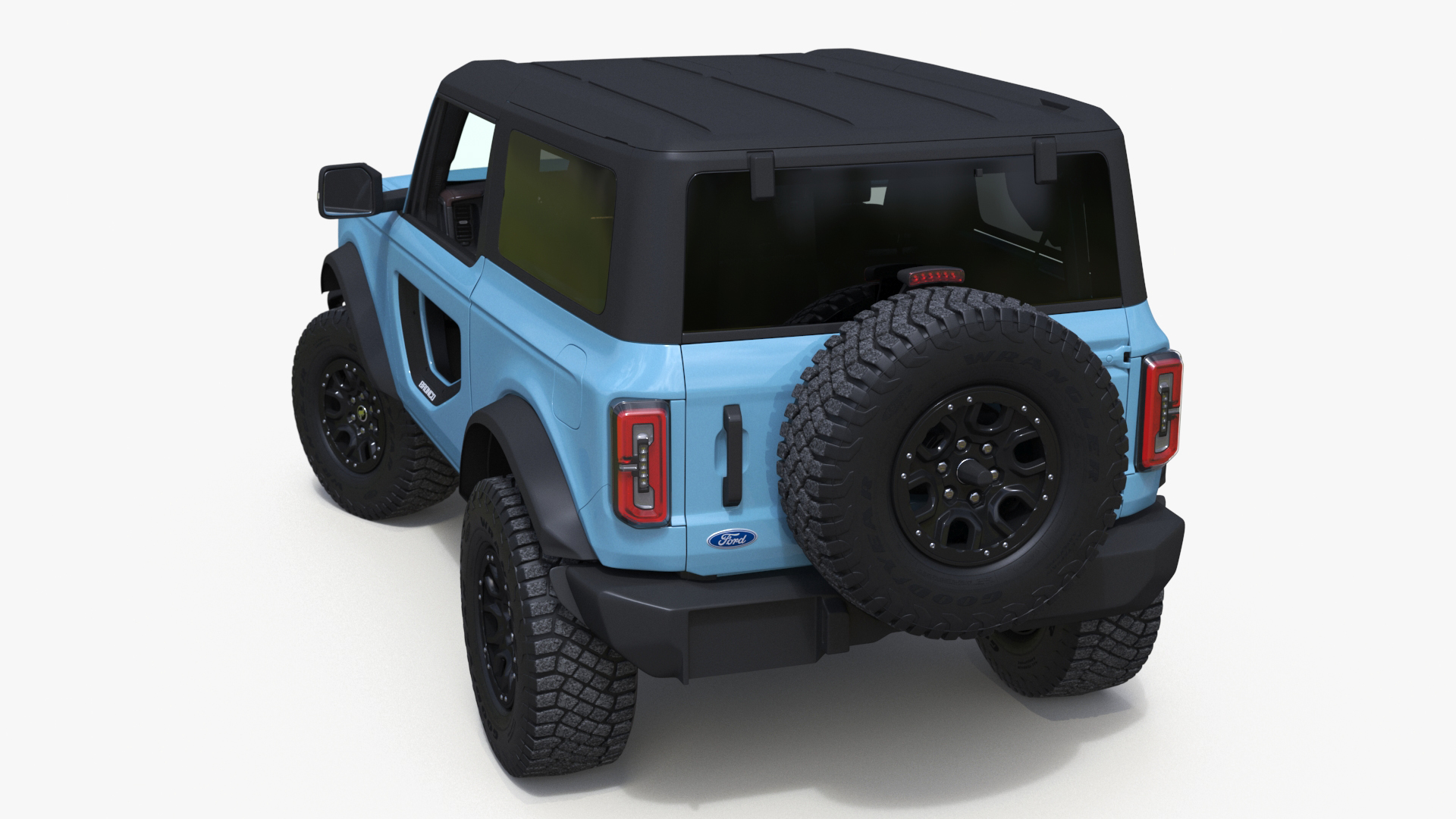 3D model Ford Bronco Two Door Area 51 Rigged