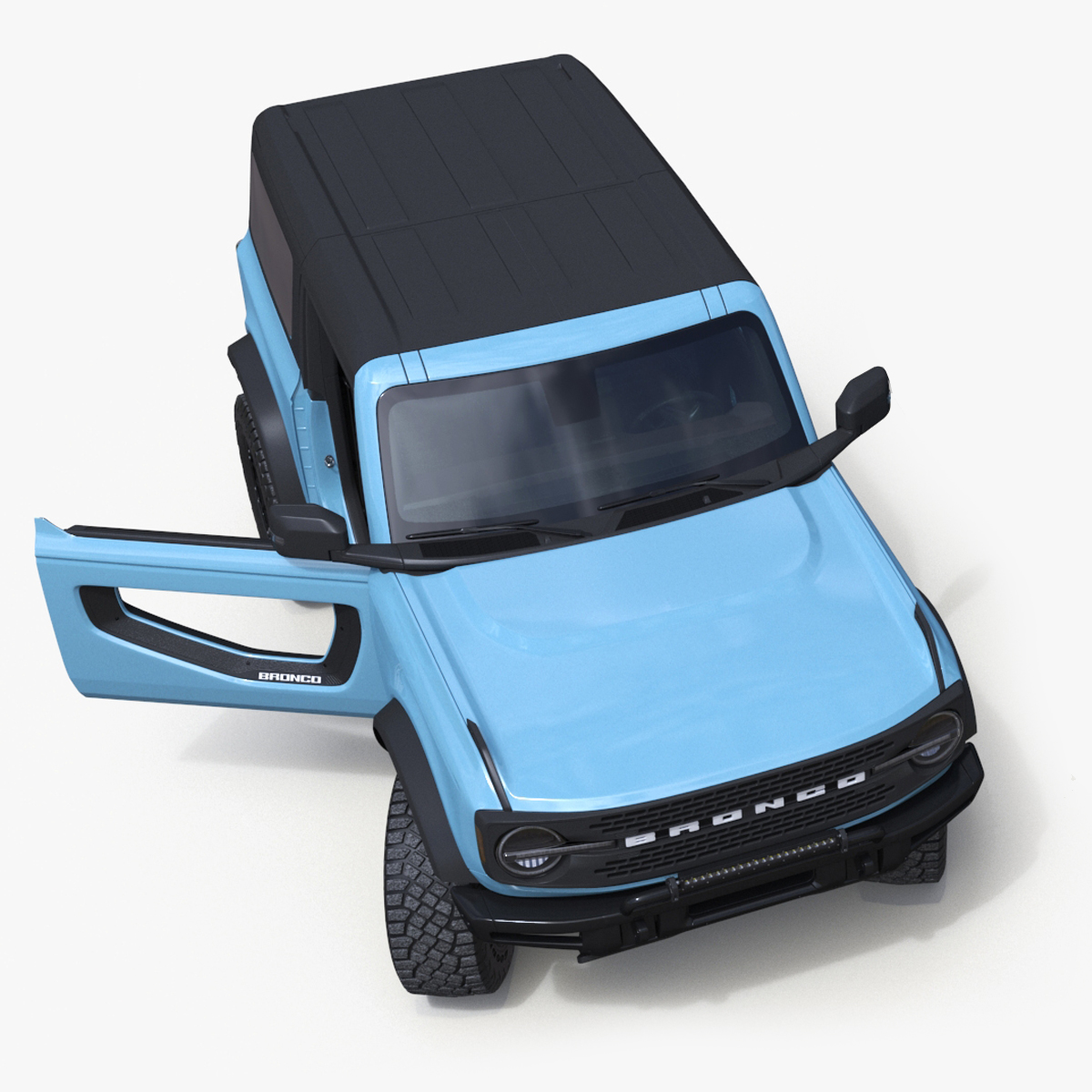 3D model Ford Bronco Two Door Area 51 Rigged
