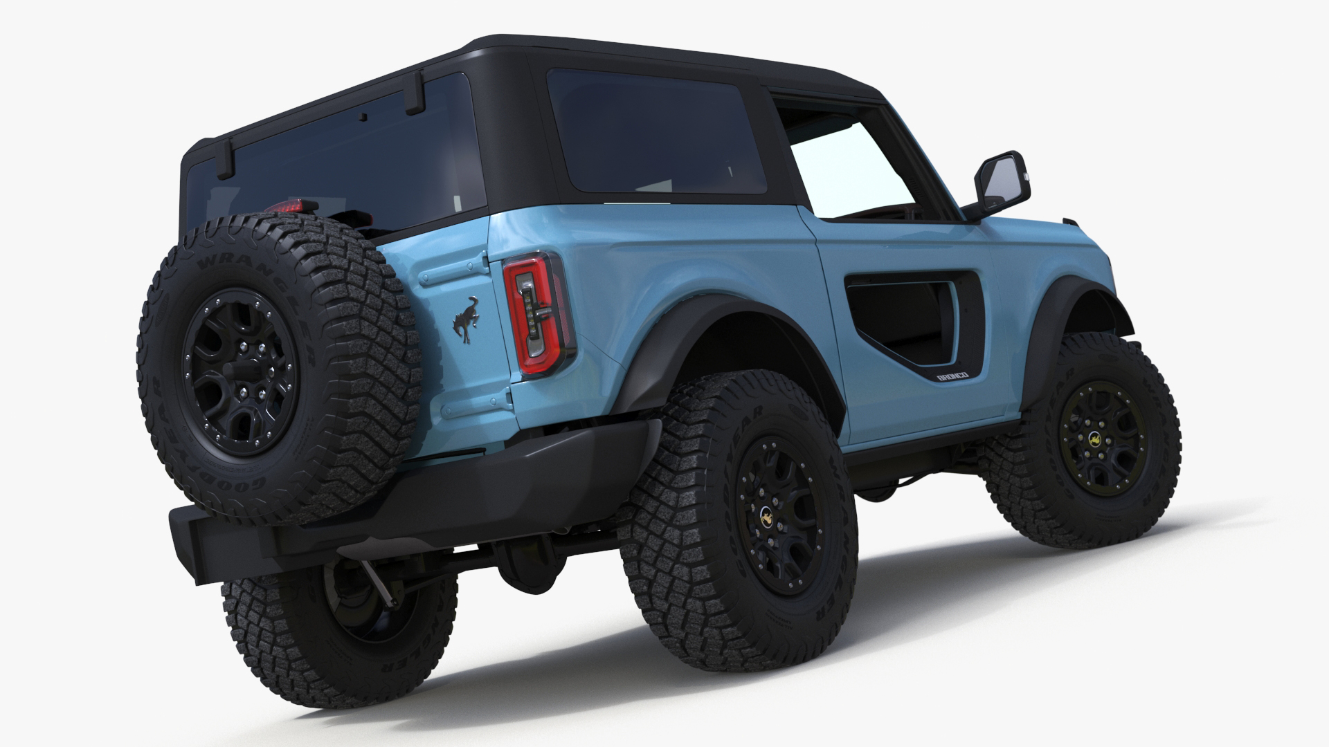 3D model Ford Bronco Two Door Area 51 Rigged