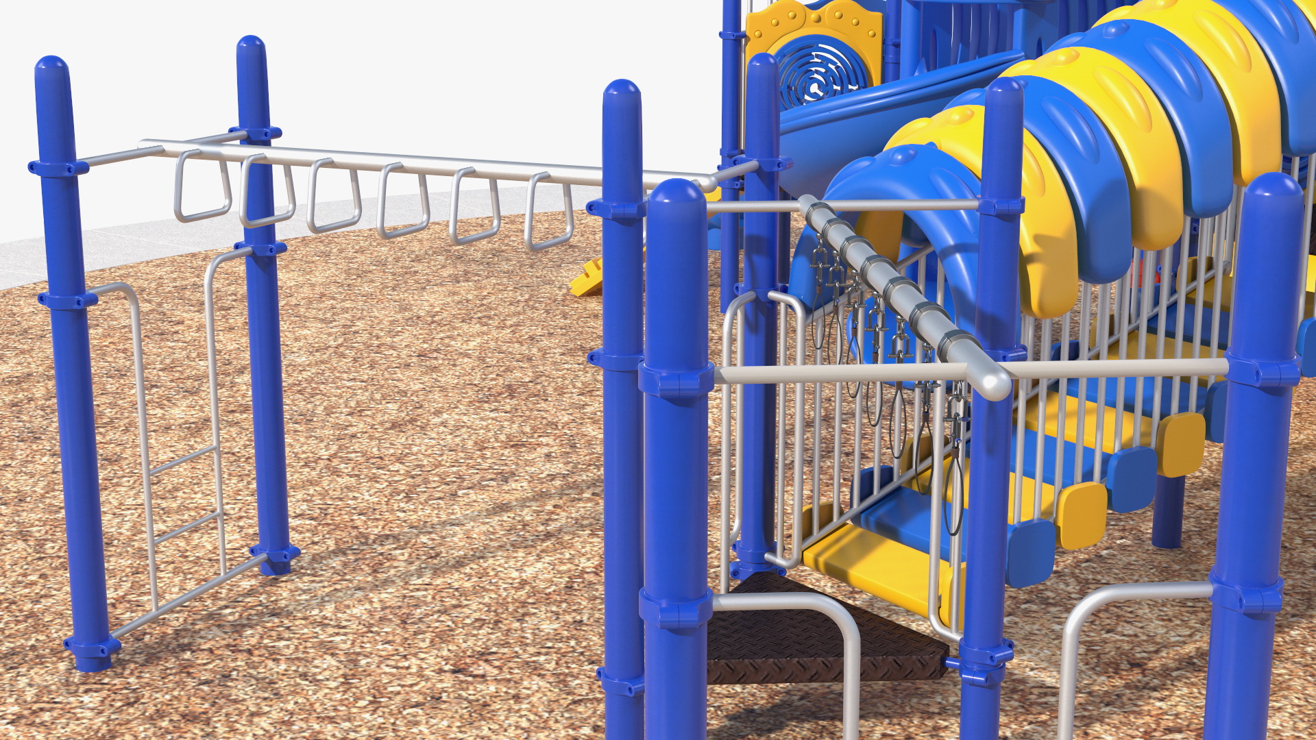 Outdoor Commercial Grade Play Equipment 3D model