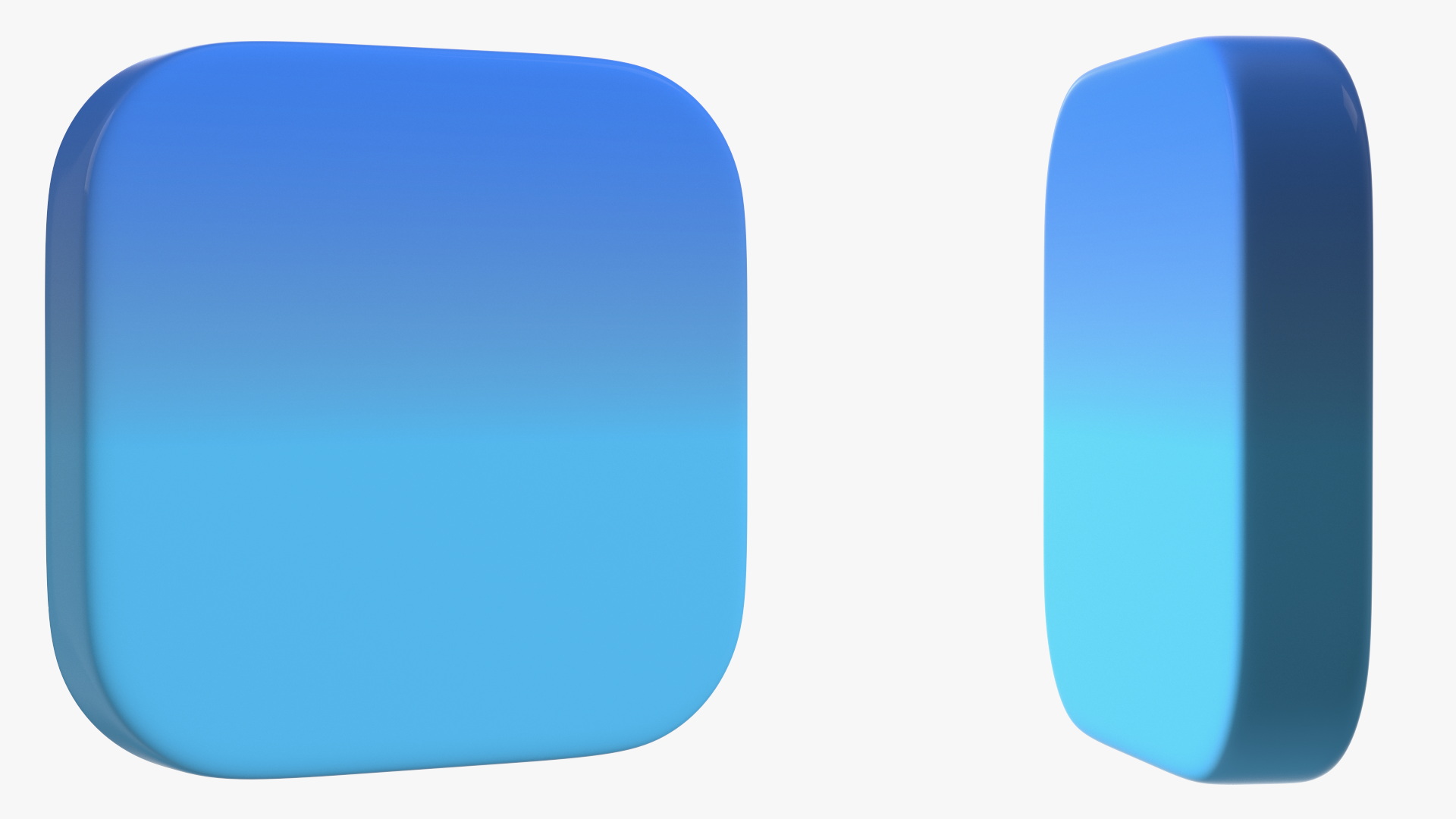 3D model iPhone iOS Mail Icon