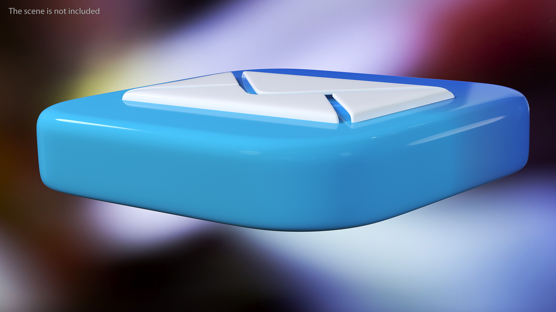 3D model iPhone iOS Mail Icon