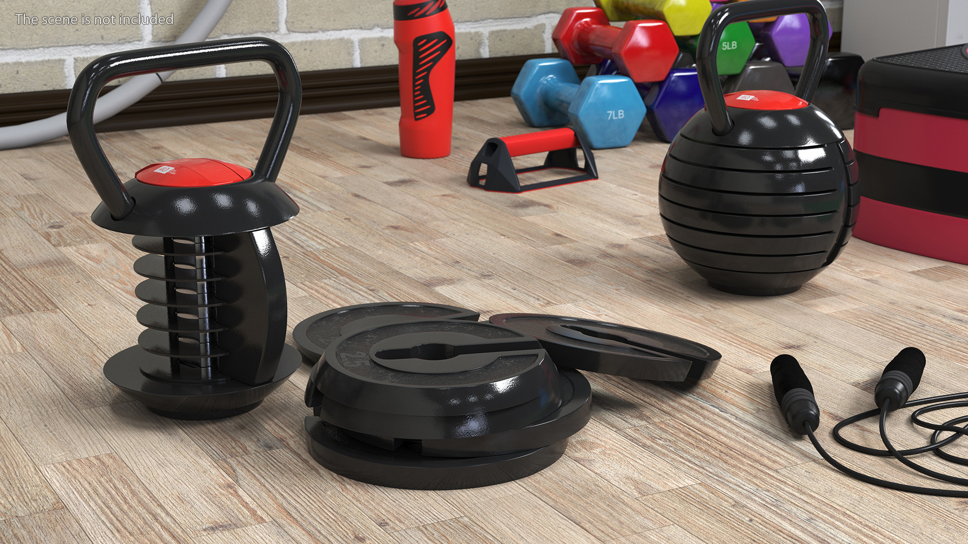 3D Kettlebell with Disks
