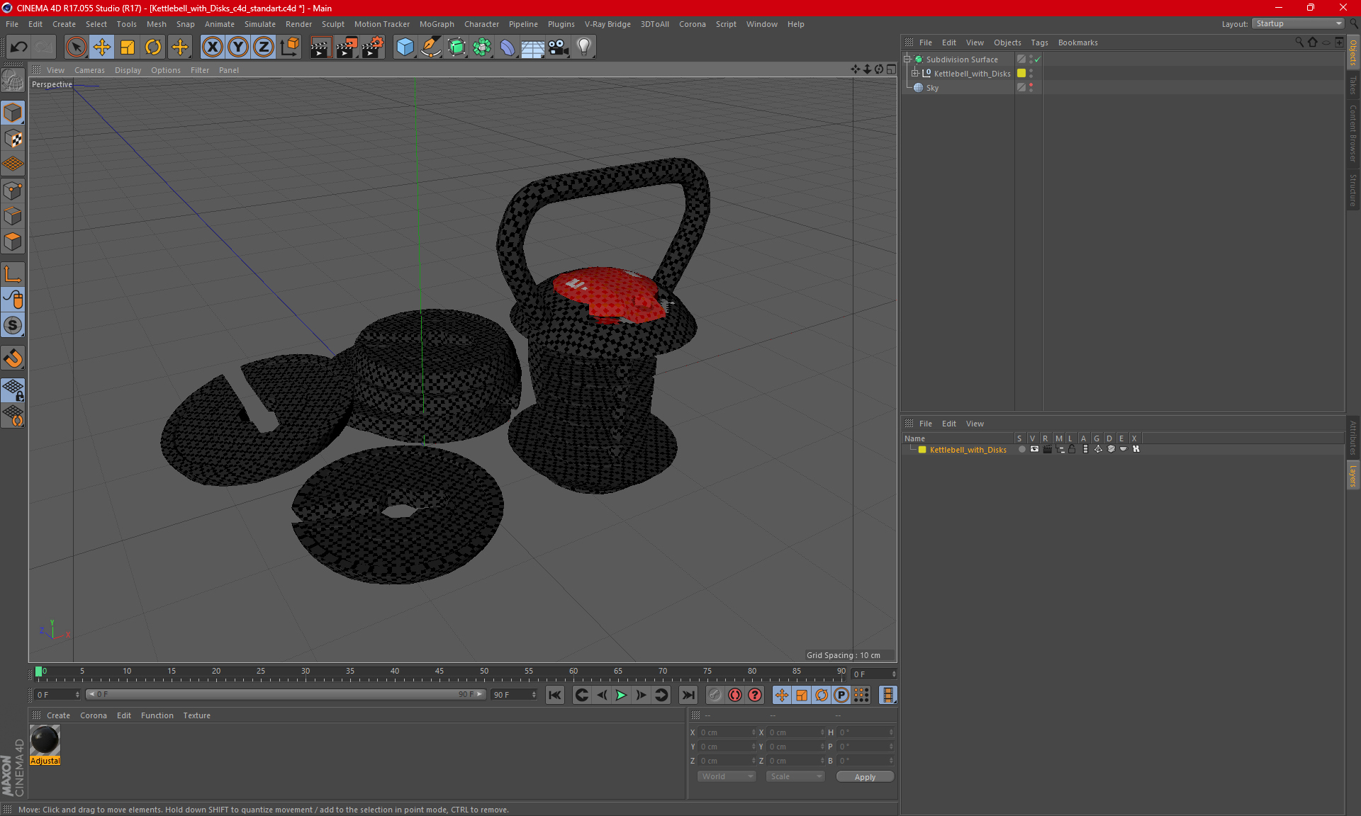 3D Kettlebell with Disks