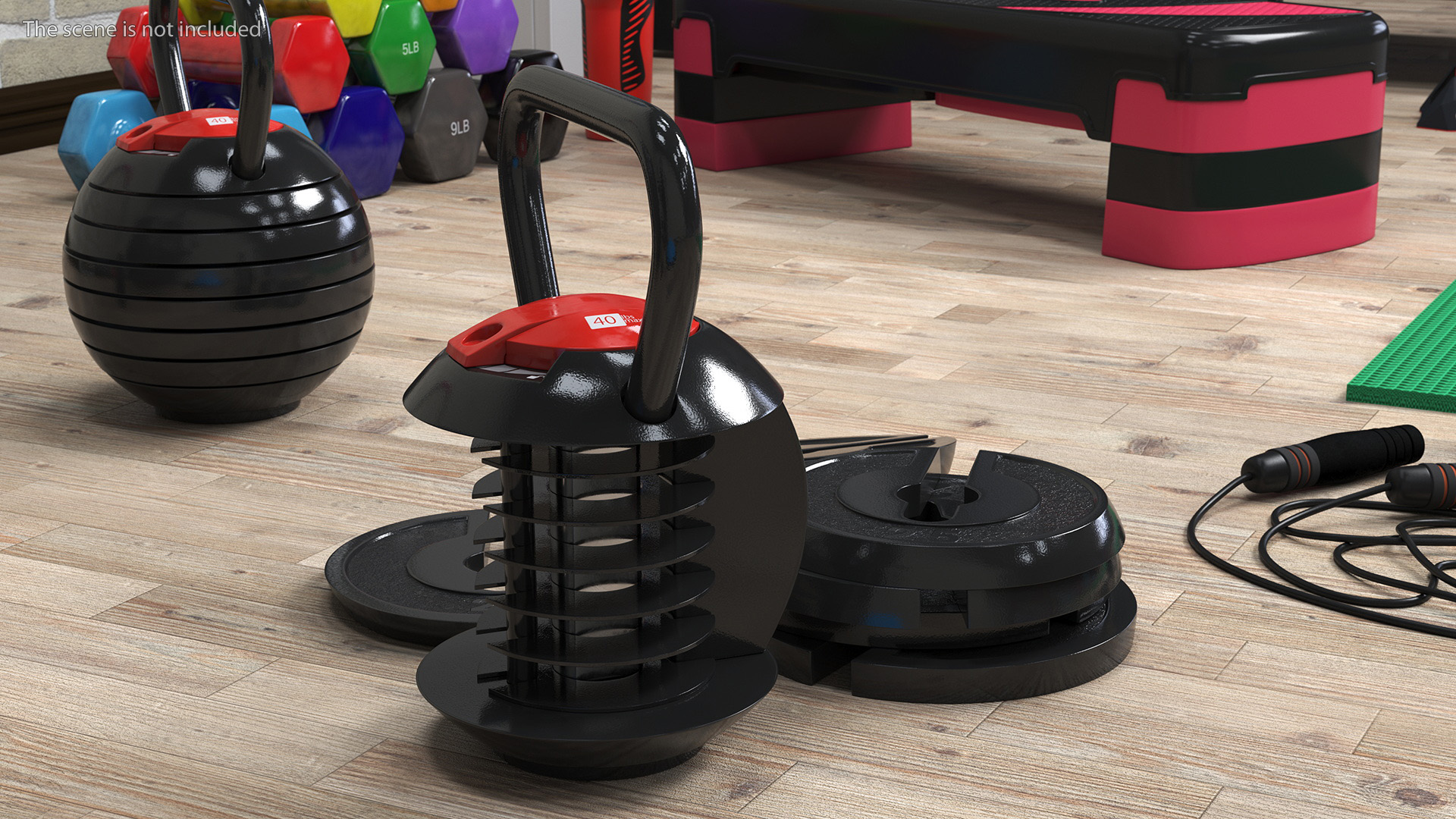 3D Kettlebell with Disks