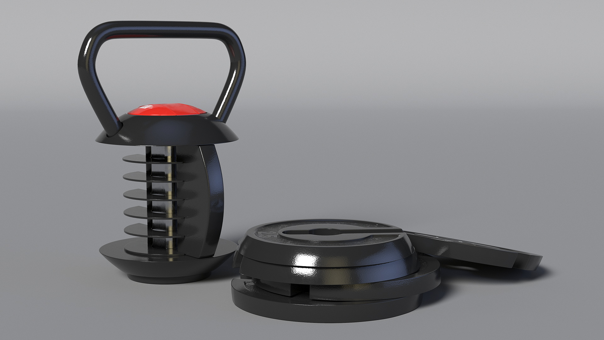 3D Kettlebell with Disks