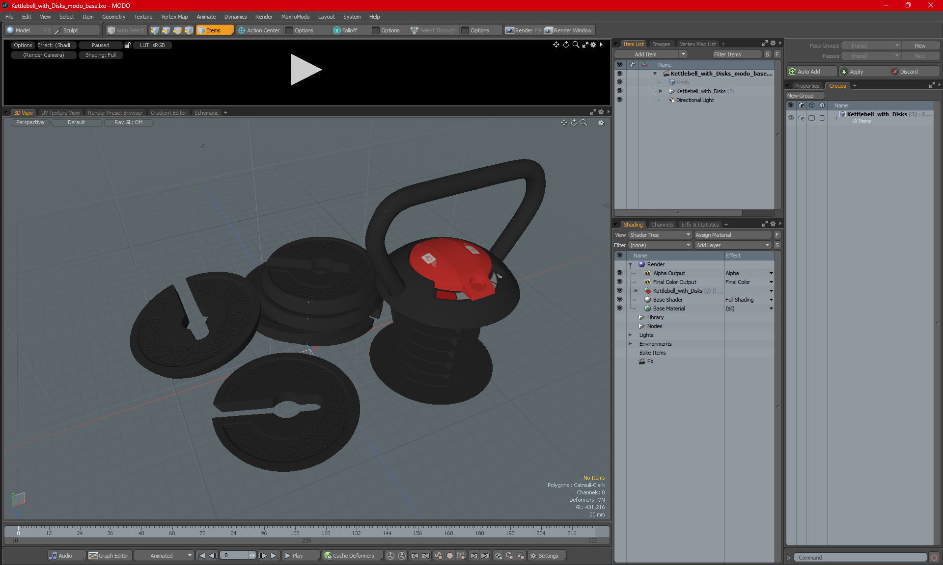 3D Kettlebell with Disks