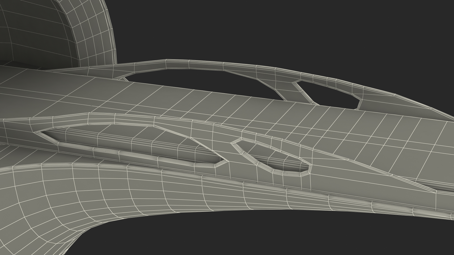 3D Sci-Fi Health Care System Black