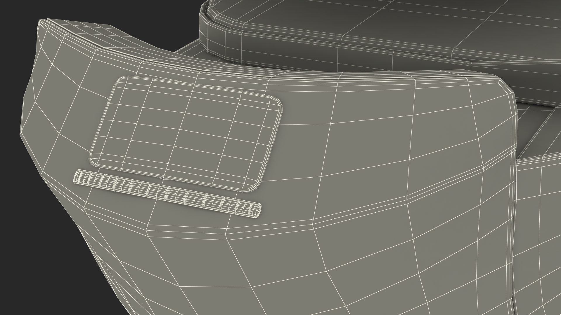 3D Sci-Fi Health Care System Black