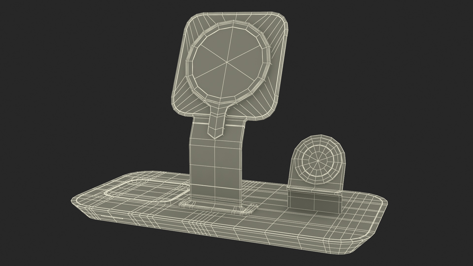 Mophie 3-in-1 Stand for MagSafe Charger 3D model