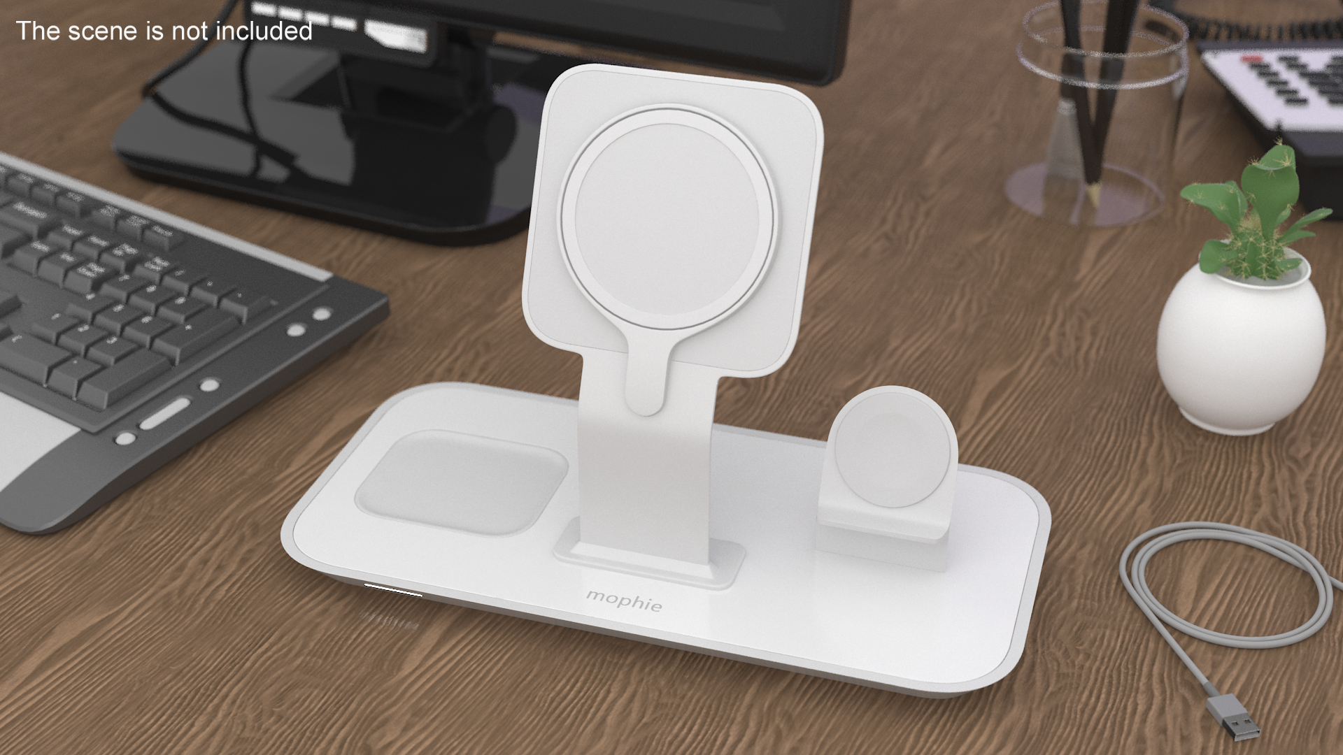 Mophie 3-in-1 Stand for MagSafe Charger 3D model