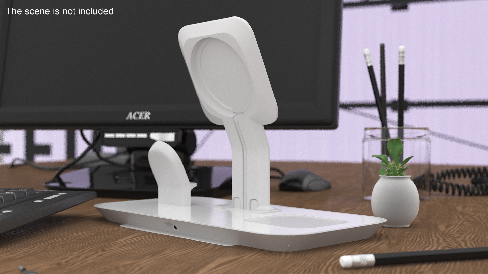 Mophie 3-in-1 Stand for MagSafe Charger 3D model