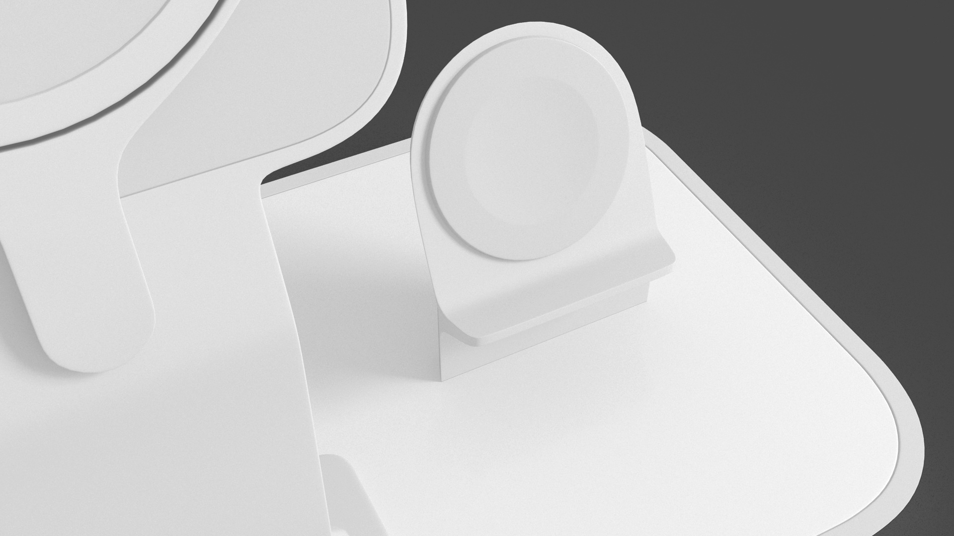 Mophie 3-in-1 Stand for MagSafe Charger 3D model