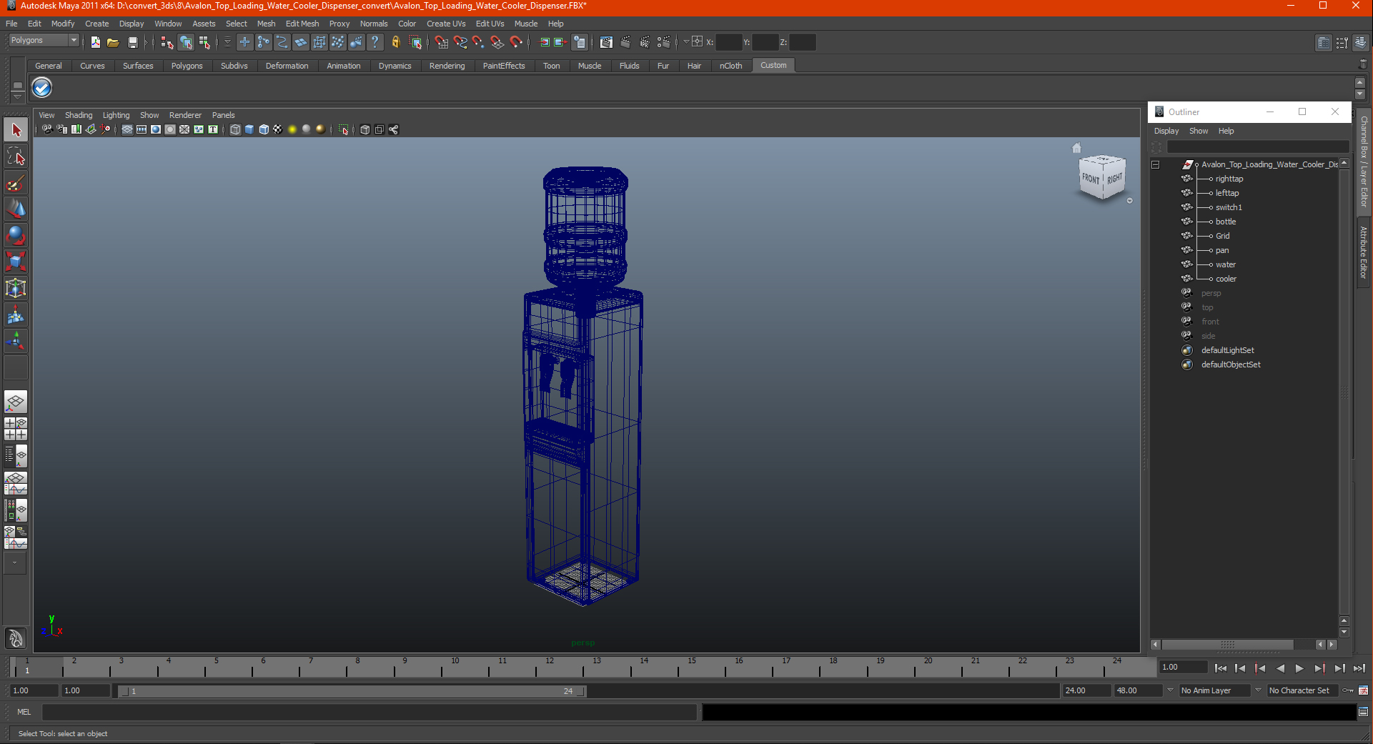 3D Avalon Top Loading Water Cooler Dispenser