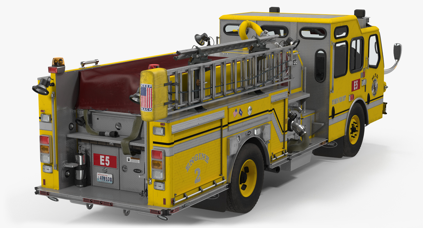 Fire Apparatus E One Quest Wyoming 3D model