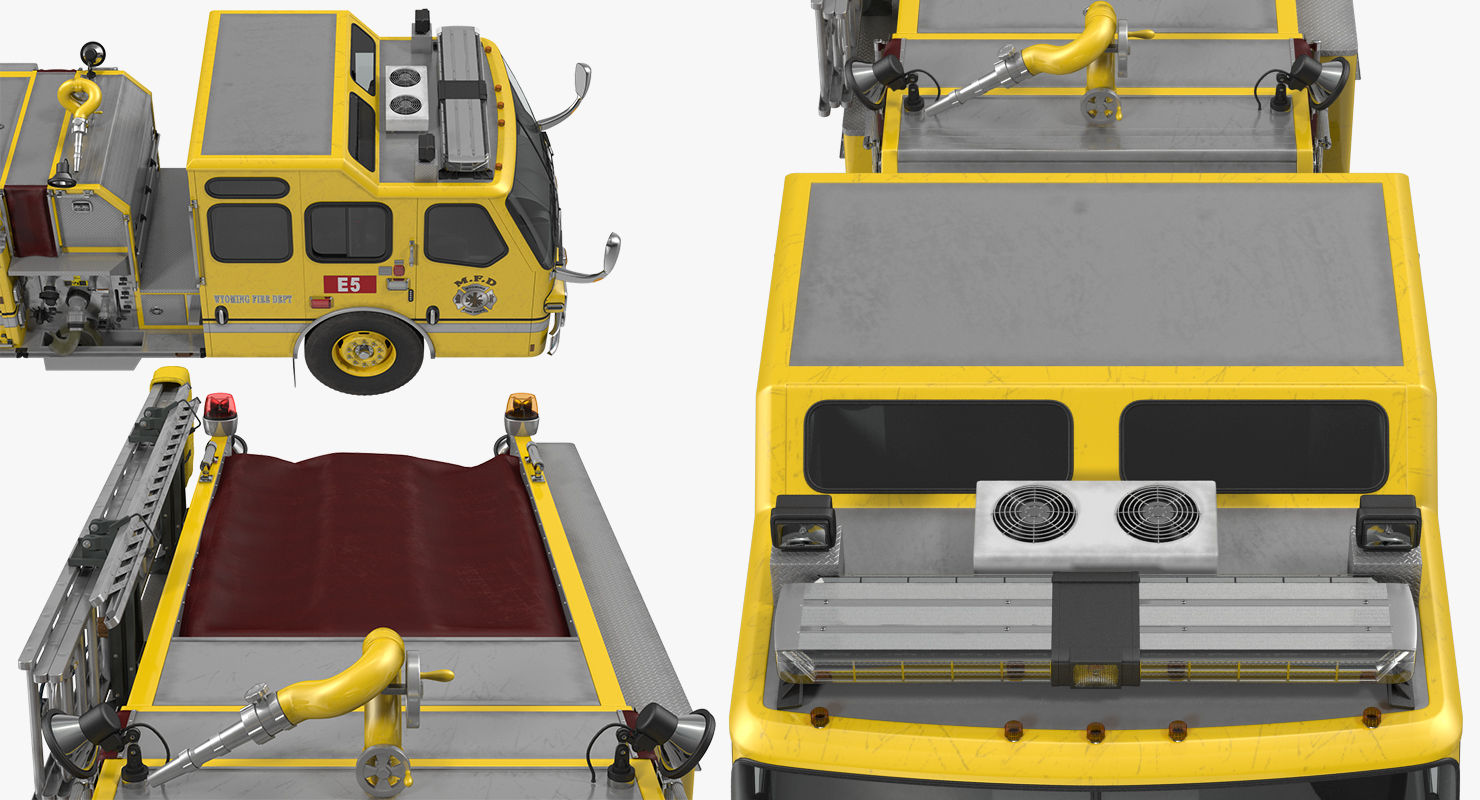 Fire Apparatus E One Quest Wyoming 3D model