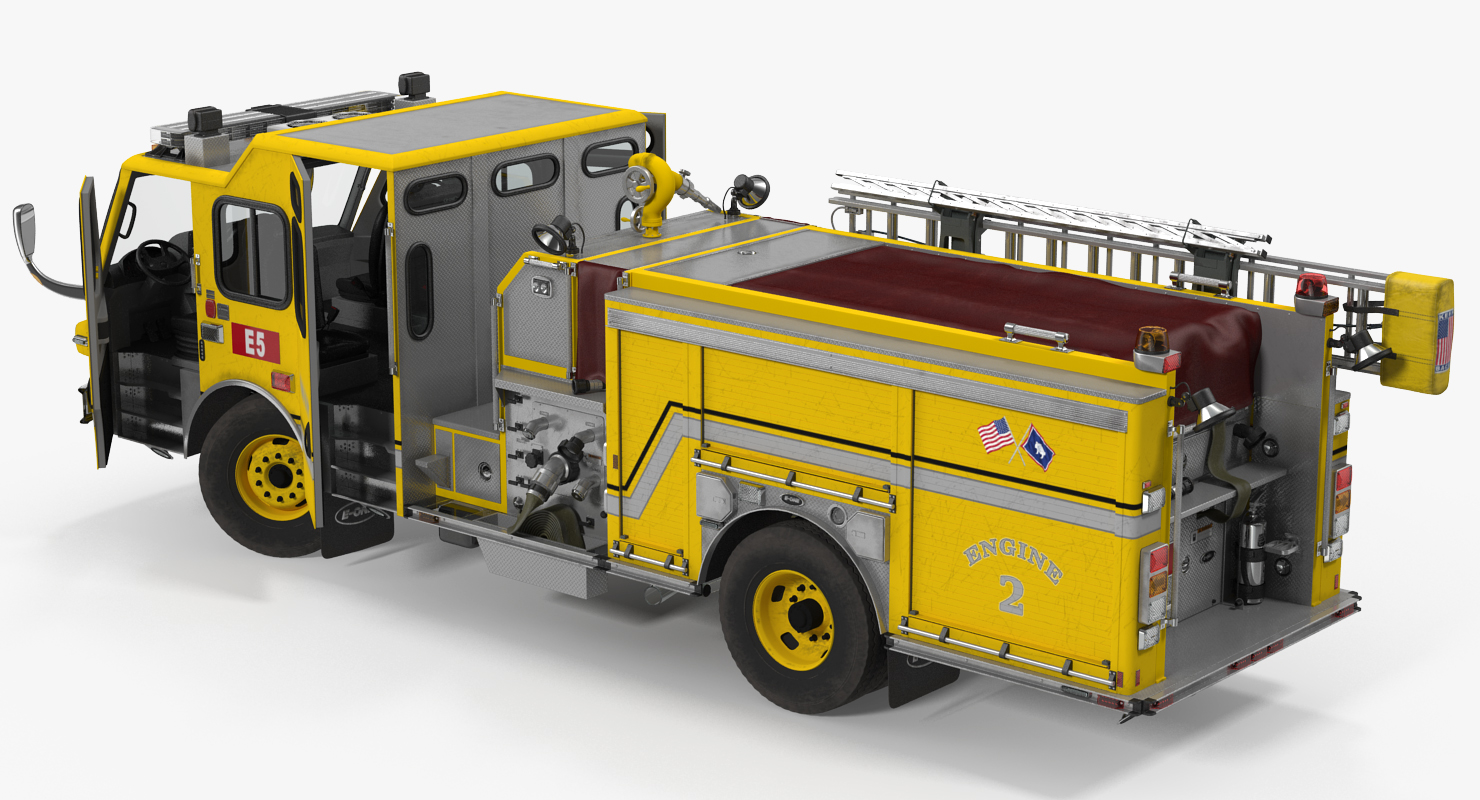Fire Apparatus E One Quest Wyoming 3D model