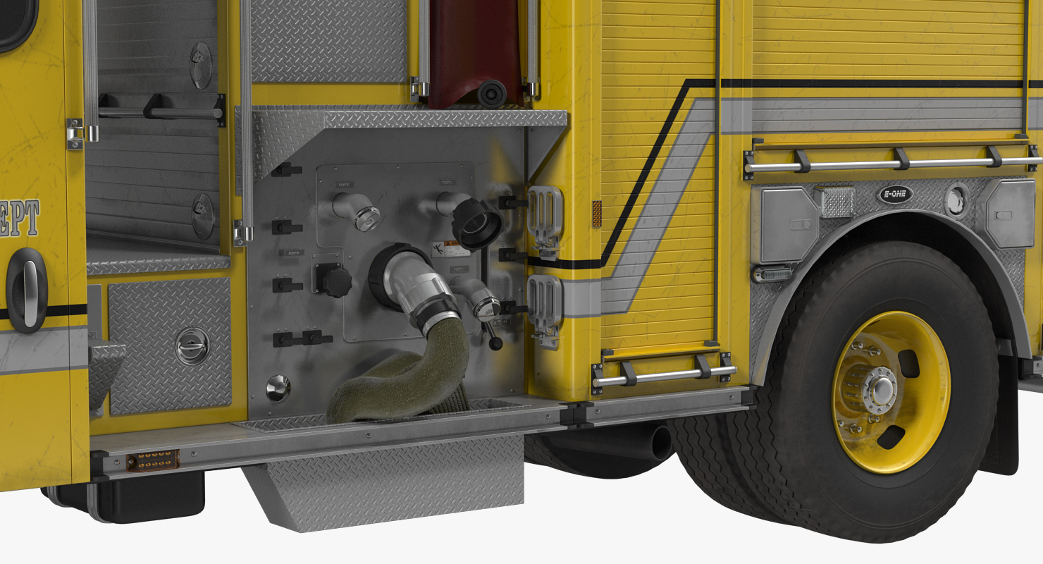 Fire Apparatus E One Quest Wyoming 3D model