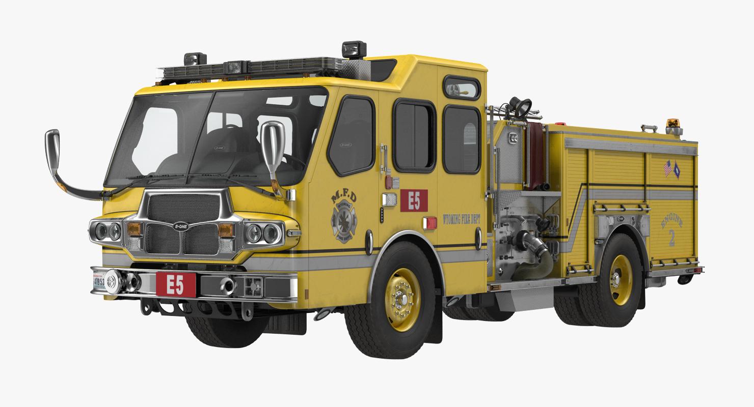 Fire Apparatus E One Quest Wyoming 3D model